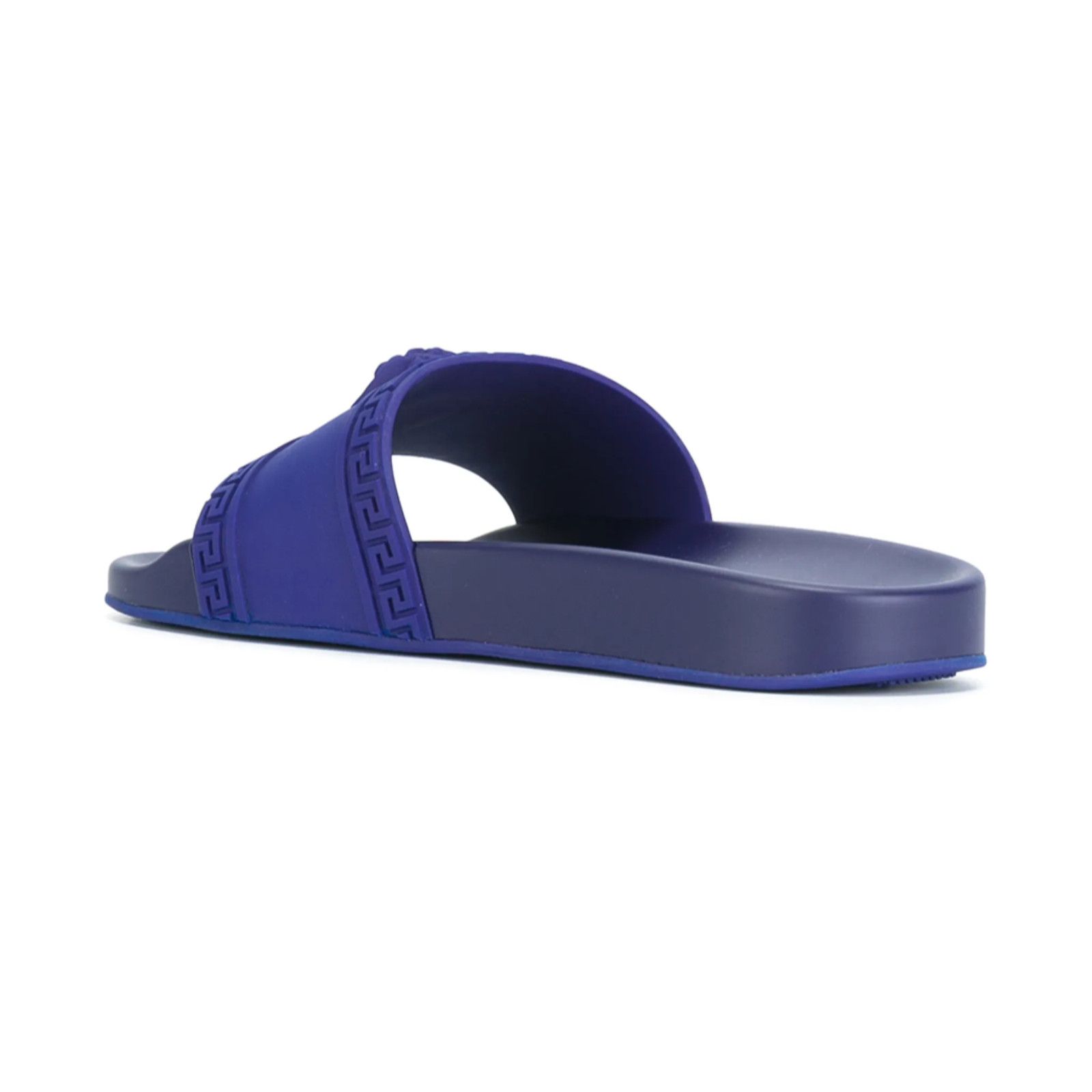 Versace Versace Medusa Palazzo Blue Rubber Slide Sandal 44 11 Size US 11 / EU 44 - 11 Thumbnail