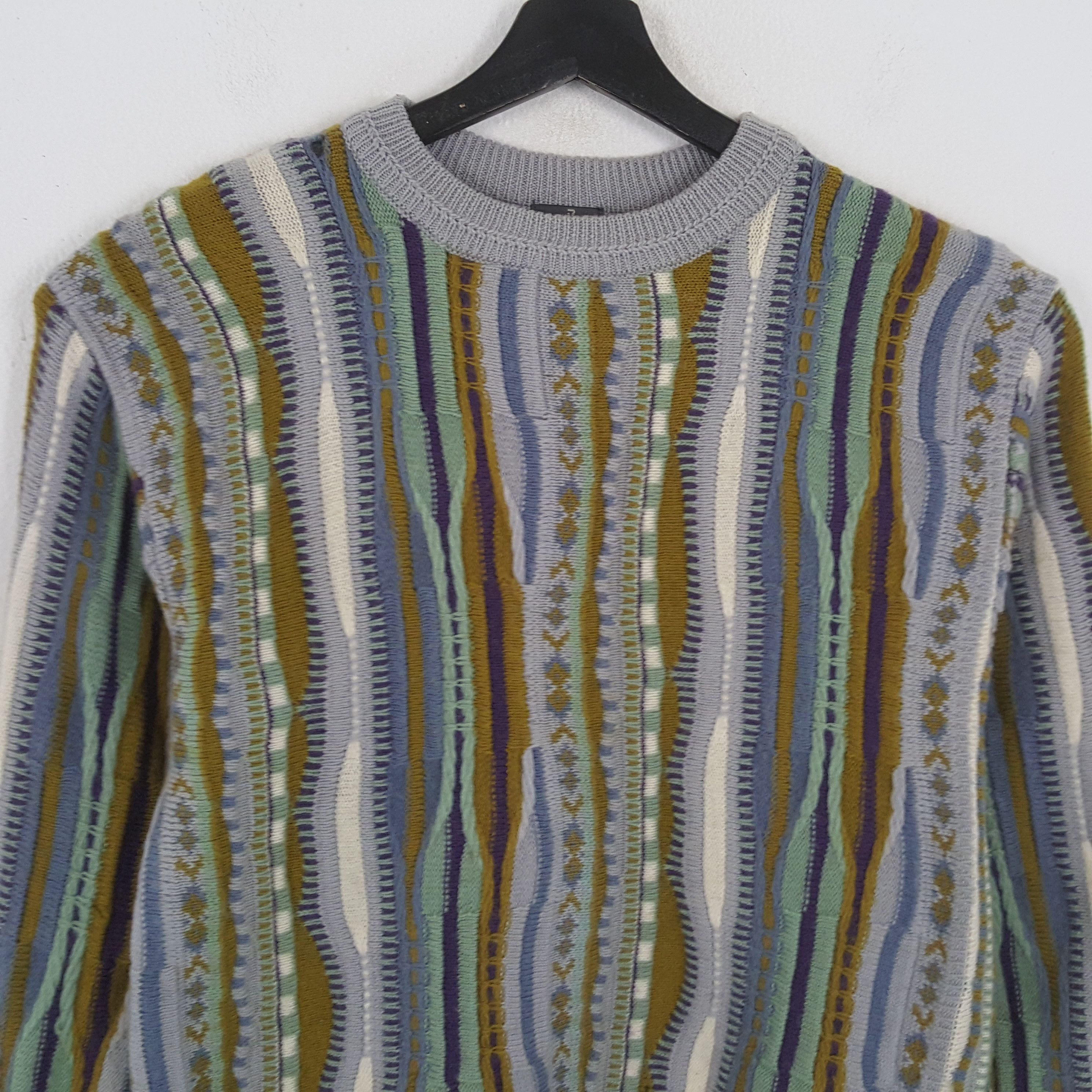 Vintage BOSWELL Coogi Style Streetwear Knitwear Sweater Size US S / EU 44-46 / 1 - 2 Thumbnail
