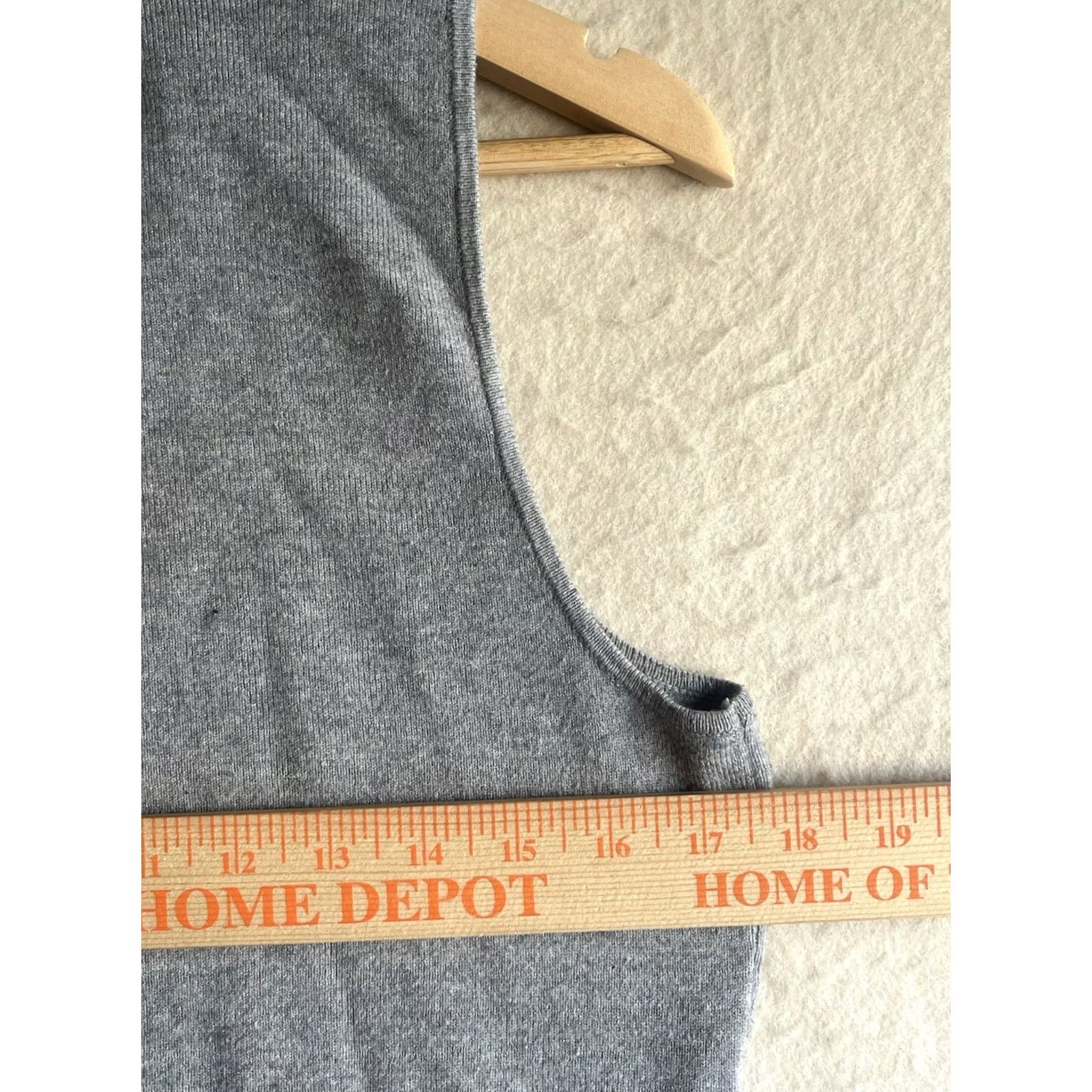 Vintage Cara Santana x Nine West Women’s Mock Neck Gray Tank Sz 2XL Sleeveless Pullover Shirt Womens Size XXL / US 16-18 / IT 52-54 - 3 Thumbnail