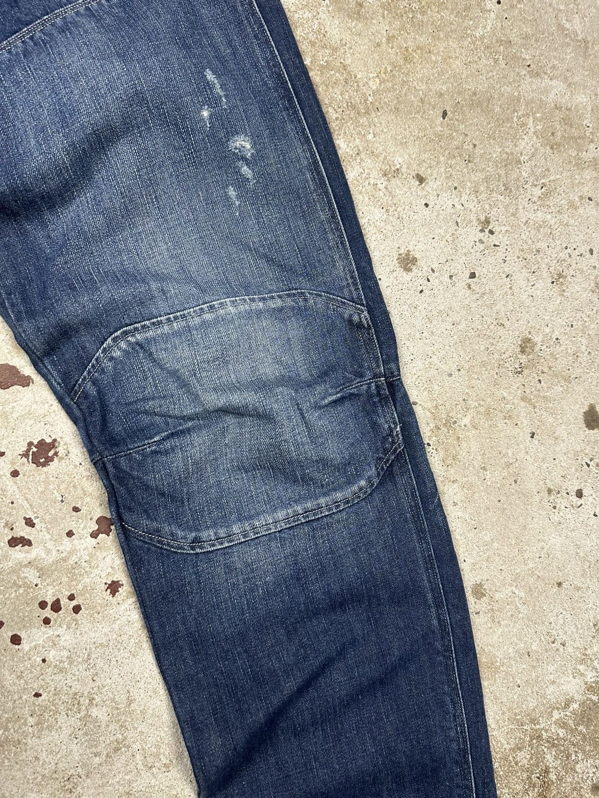 G-Star Vintage G Star Raw 5620 3D Low Tapered Double Knee Denim Size US 34 / EU 50 - 7 Thumbnail
