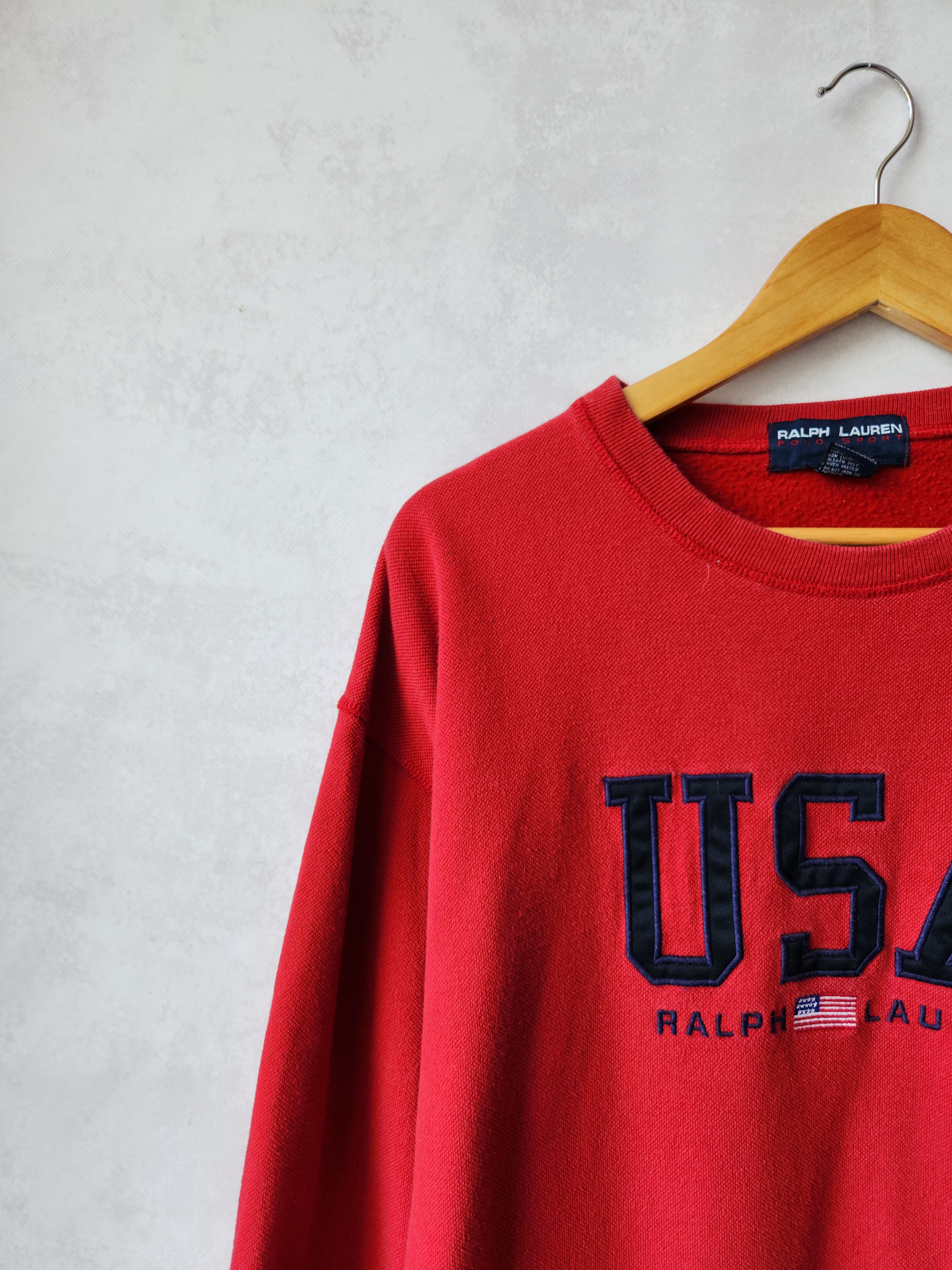 Polo Ralph Lauren Vintage Polo Ralph Lauren polo sport USA big logo Size US L / EU 52-54 / 3 - 2 Thumbnail