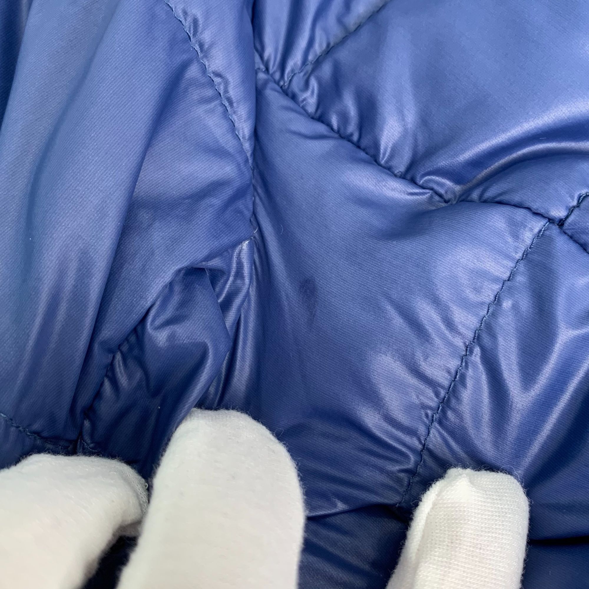 Prada Prada Womens Blue Stand-Up Collar Down Jacket Size 38 S Size XS / US 0-2 / IT 36-38 - 4 Thumbnail