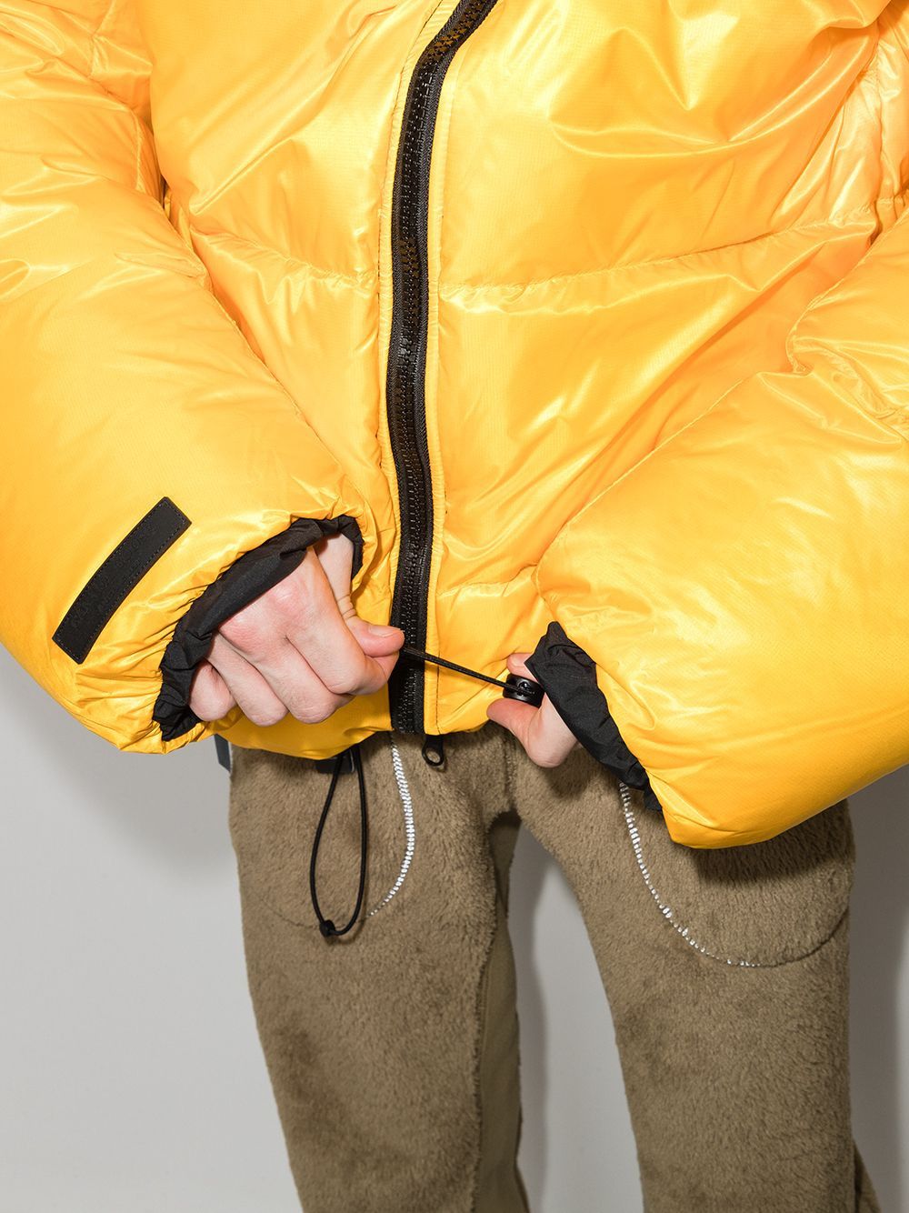 ANGEL CHEN × Canada Goose Black and Yellow Reversible Bayan Puffer Jacket Size US XS / EU 42 / 0 - 4 Thumbnail
