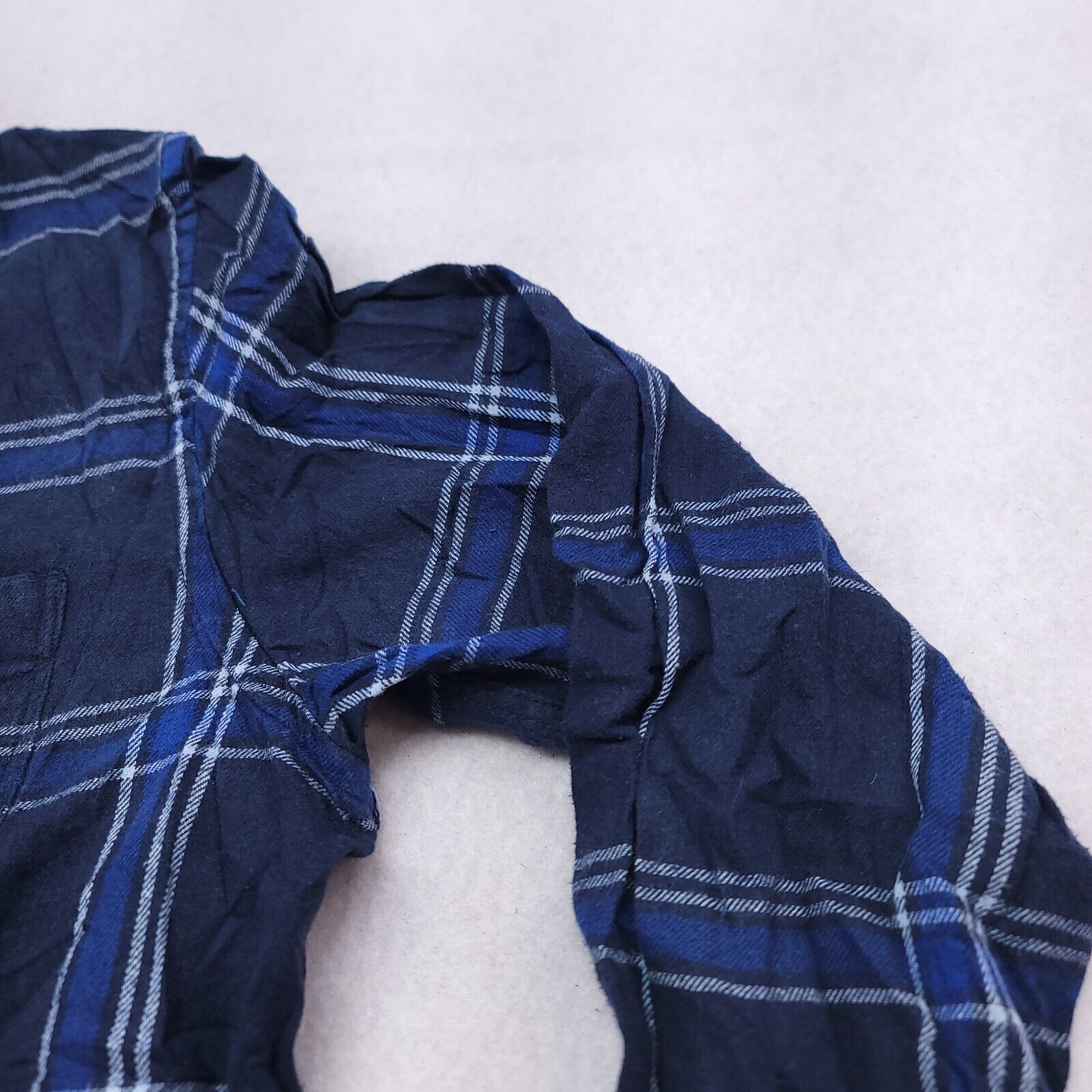 Old Navy Old Navy Windowpane Flannel Shirt Mens Size Medium M Blue Size US M / EU 48-50 / 2 - 5 Thumbnail