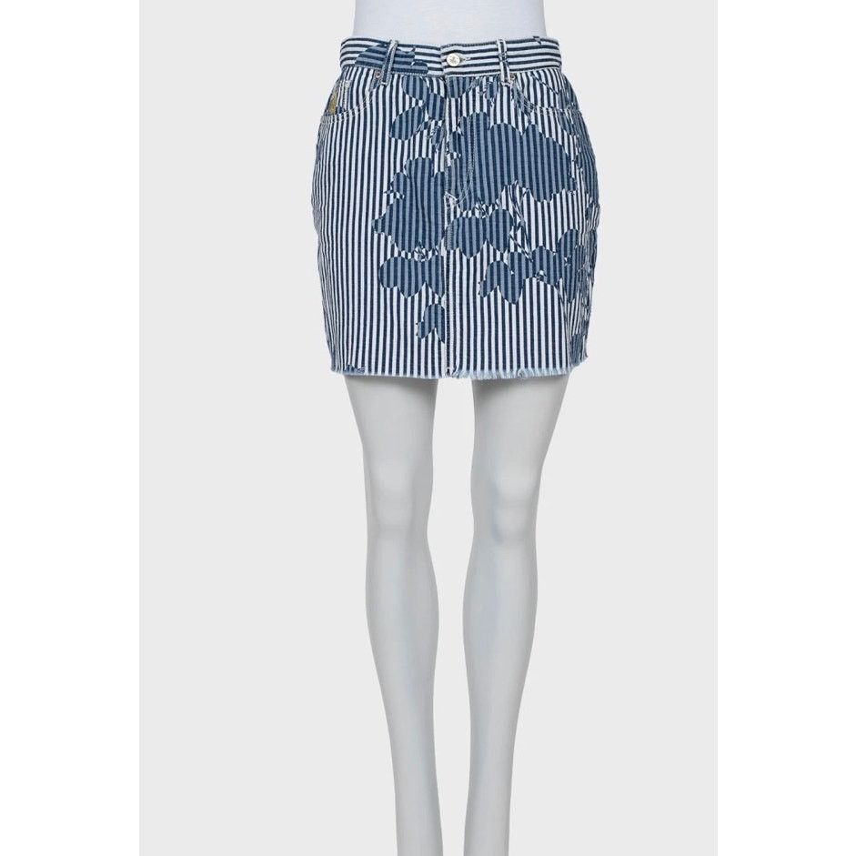 Vivienne Westwood Striped Cotton Skirt - Size S / W26