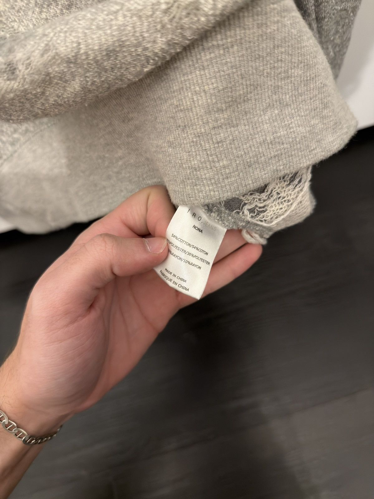 Iro Iro Ripped Sweatshirt Size M / US 6-8 / IT 42-44 - 6 Thumbnail