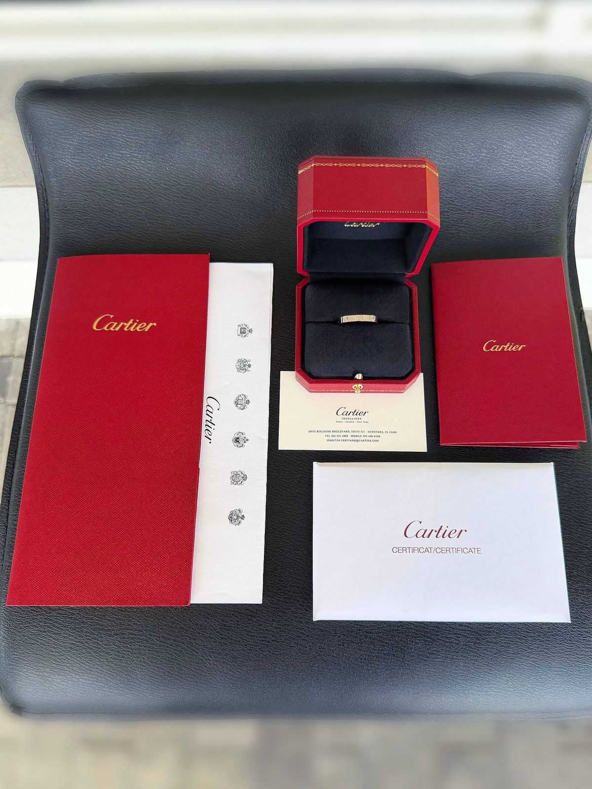 Cartier Cartier LOVE RING small model 18k white gold full set Size ONE SIZE - 2 Thumbnail