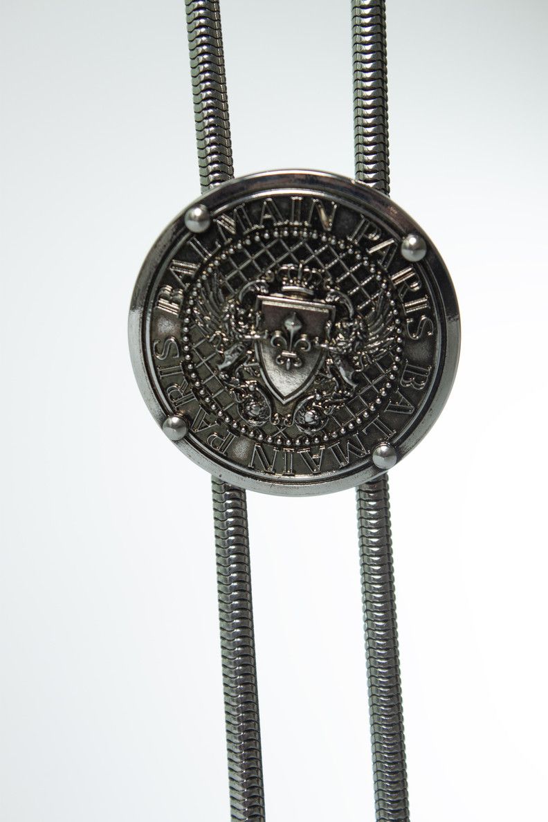Balmain Balmain, silver necklace with balmain emblem Size ONE SIZE - 5 Thumbnail