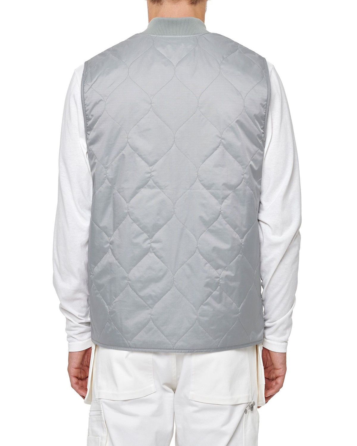 Designer Alcro x Depalma Workwear Quilted Vest Gilet Full Zip Gray Size US L / EU 52-54 / 3 - 2 Thumbnail
