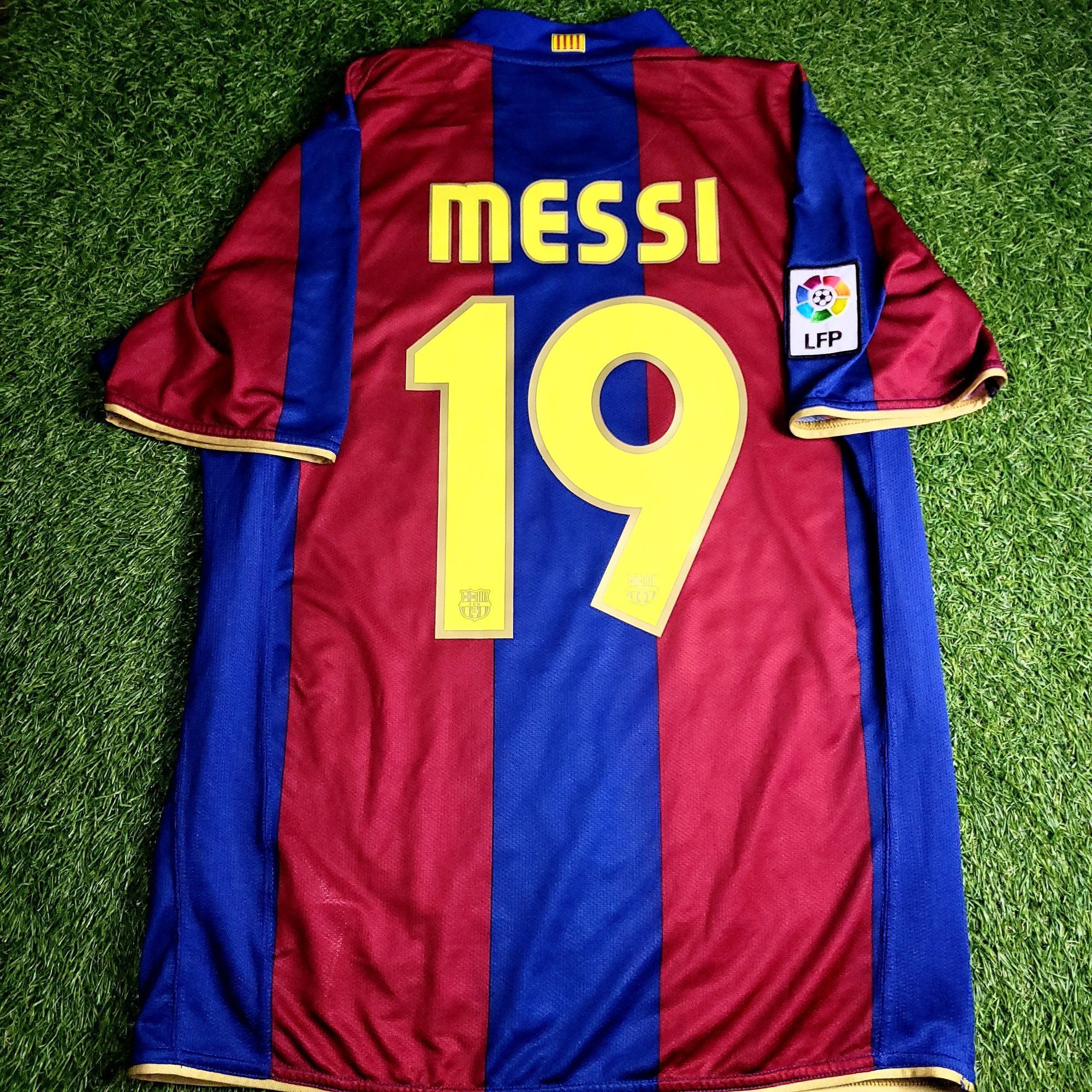 Nike Messi Barcelona 2007 2008 Anniversary Soccer Jersey M Size US M / EU 48-50 / 2 - 1 Thumbnail