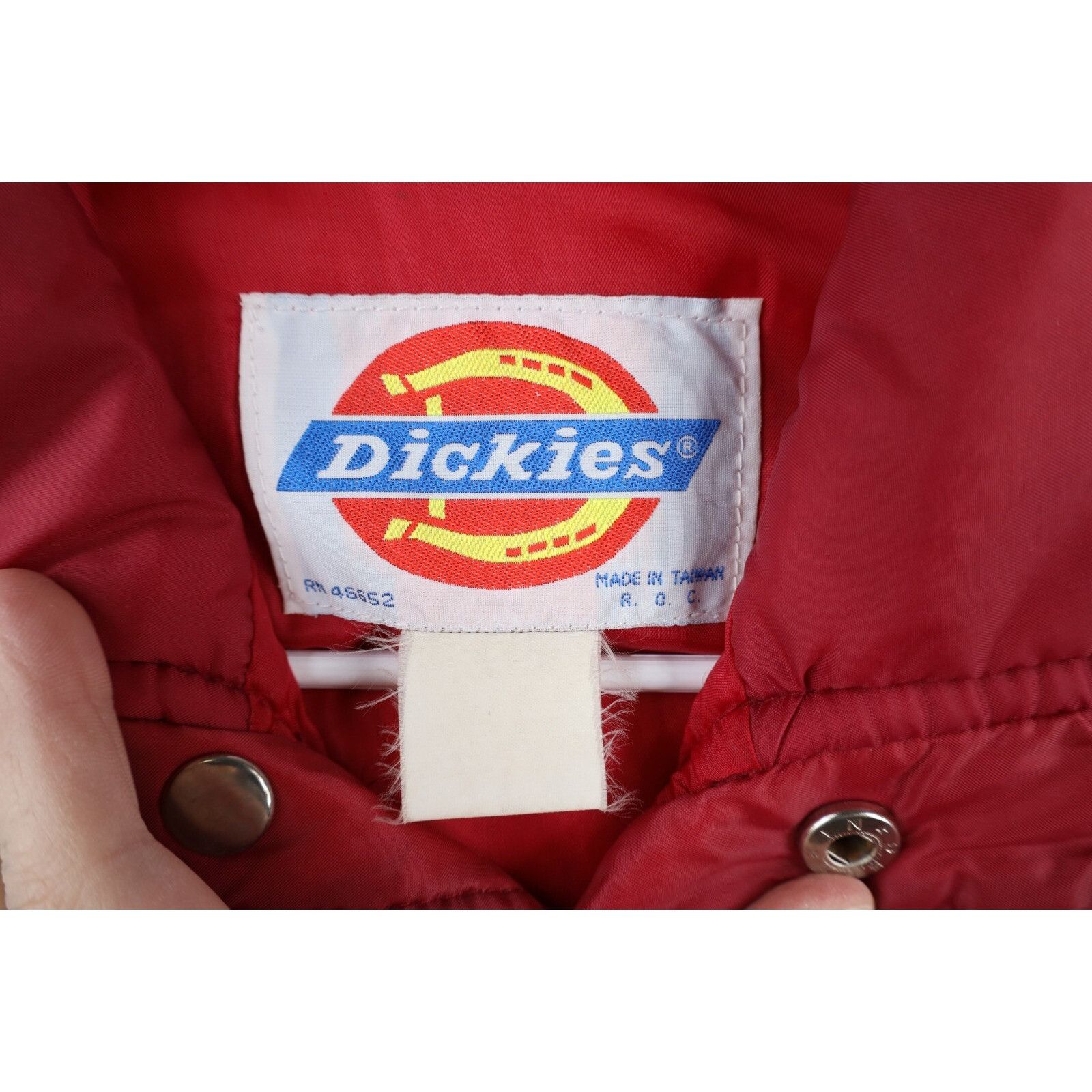 Dickies × Vintage Vintage 80s 90s Dickies Faded Full Zip Puffer Vest Jacket Size US L / EU 52-54 / 3 - 10 Thumbnail