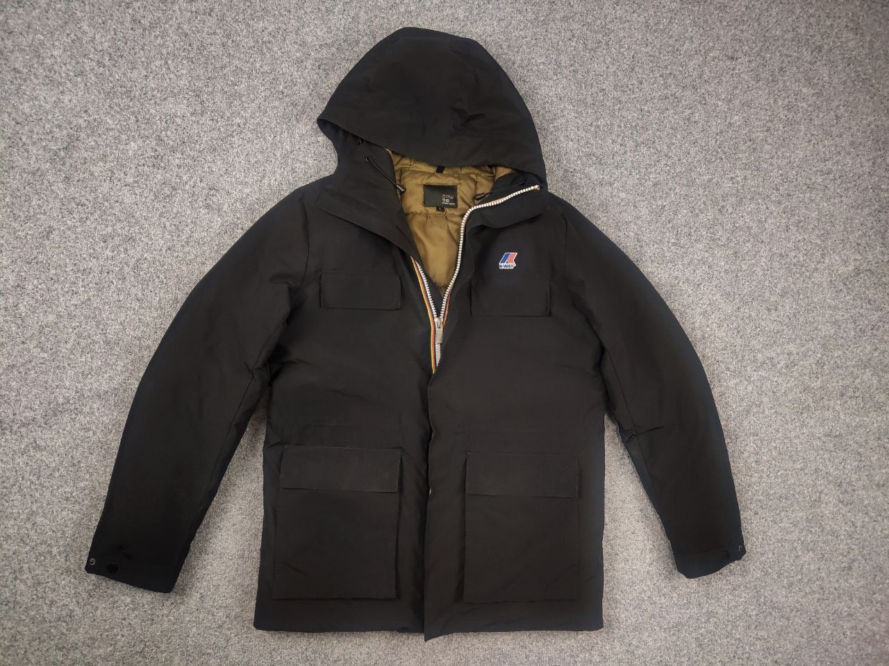 K-Way K-Way Jonas Thermo Heavy Zip Puffer Winter hooded Jacket Size US S / EU 44-46 / 1 - 2 Thumbnail