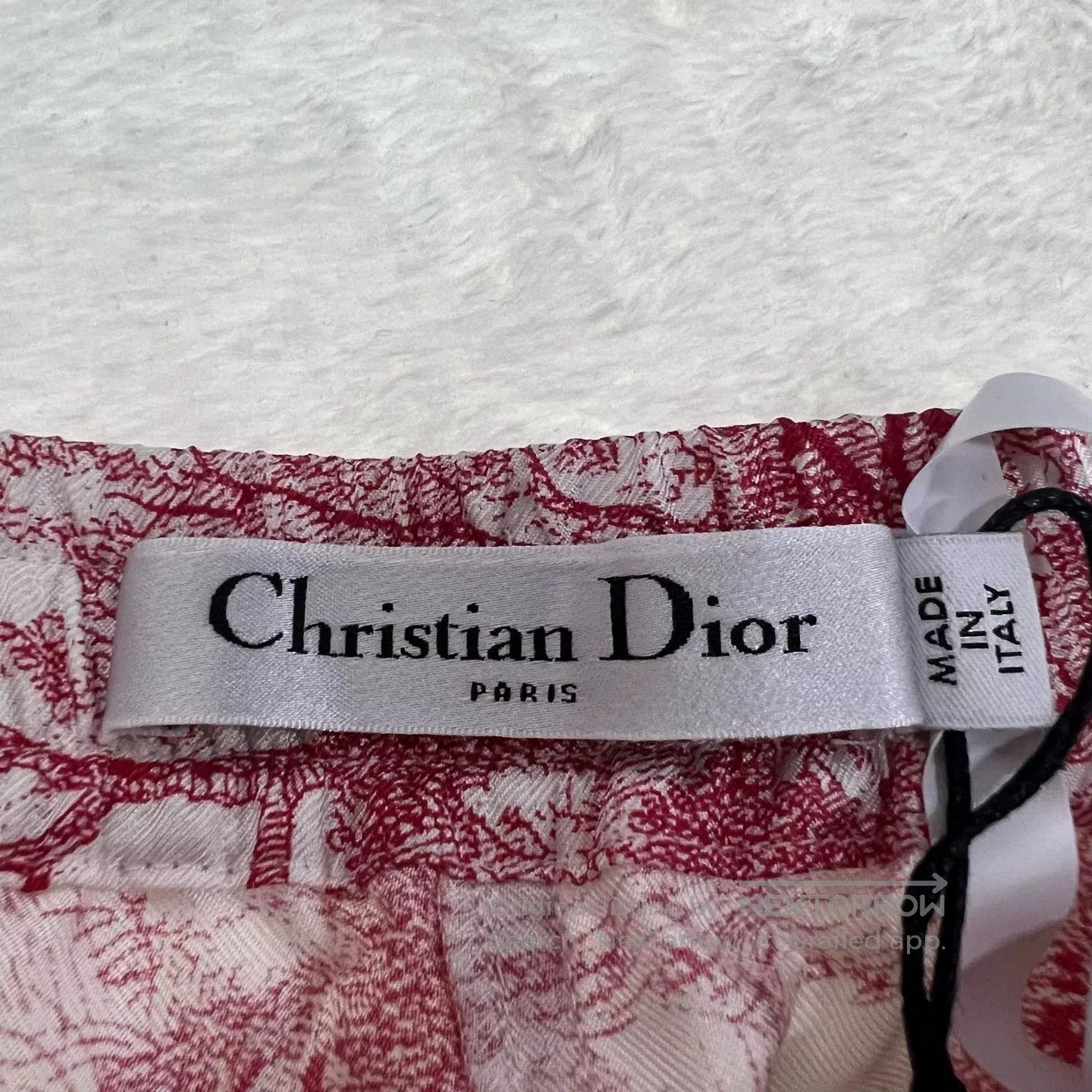 Dior Dior Silk Twill Animal Print Shorts. Size 33" - 3 Thumbnail