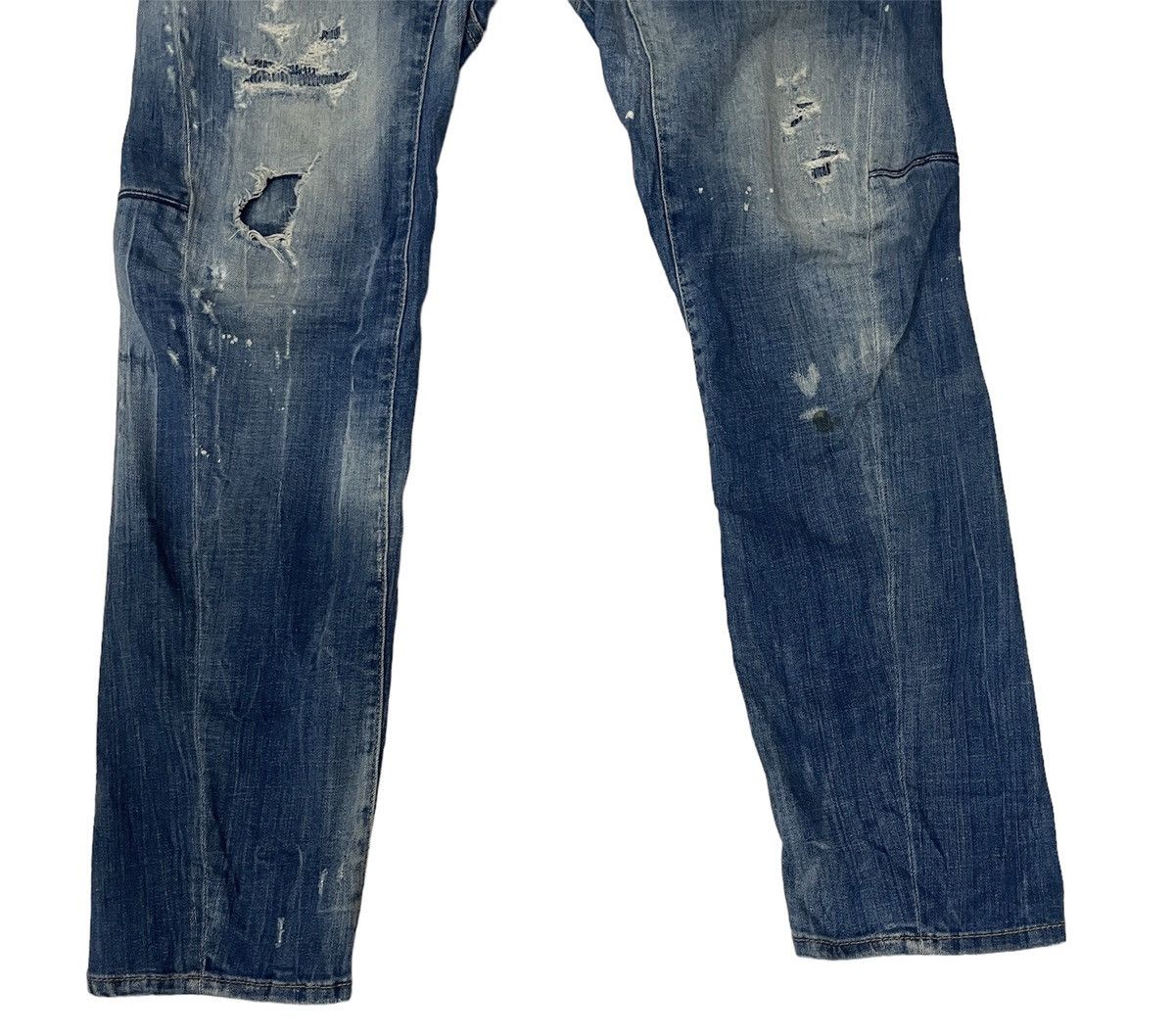 Dsquared2 Vintage Dsquared2 Distressed Motive Denim Jeans Size US 38 / EU 54 - 4 Thumbnail