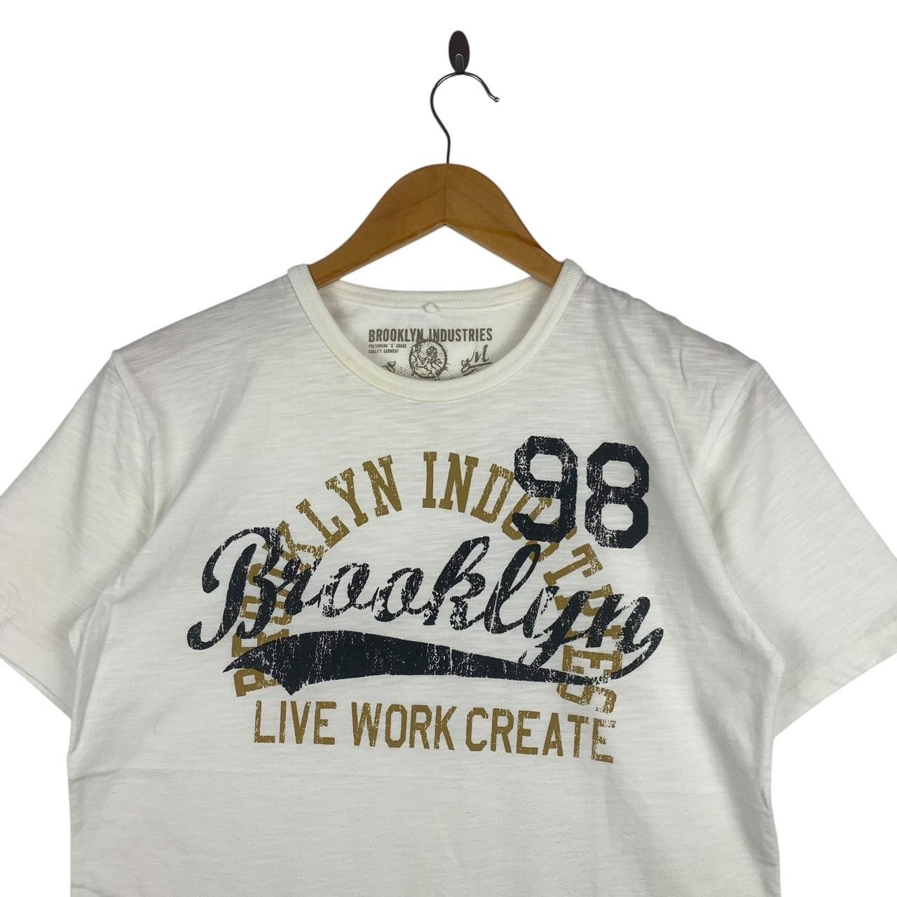 Brooklyn Clothing BROOKLYN INDUSTRIES 98 Live Work Create Skateboard Tee Size US M / EU 48-50 / 2 - 2 Thumbnail