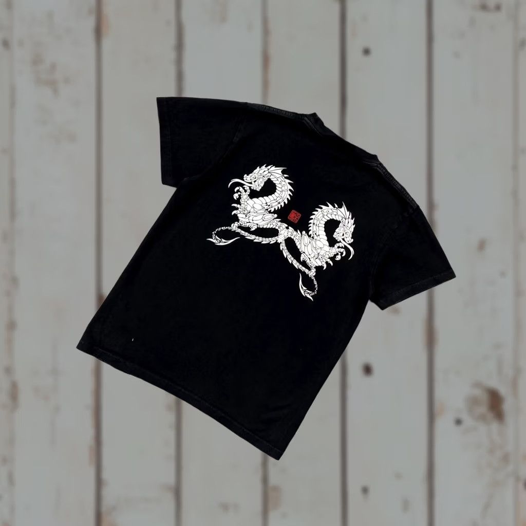 Stussy × Vintage Vintage Dragon Logo Stussy T-shirt | Grailed