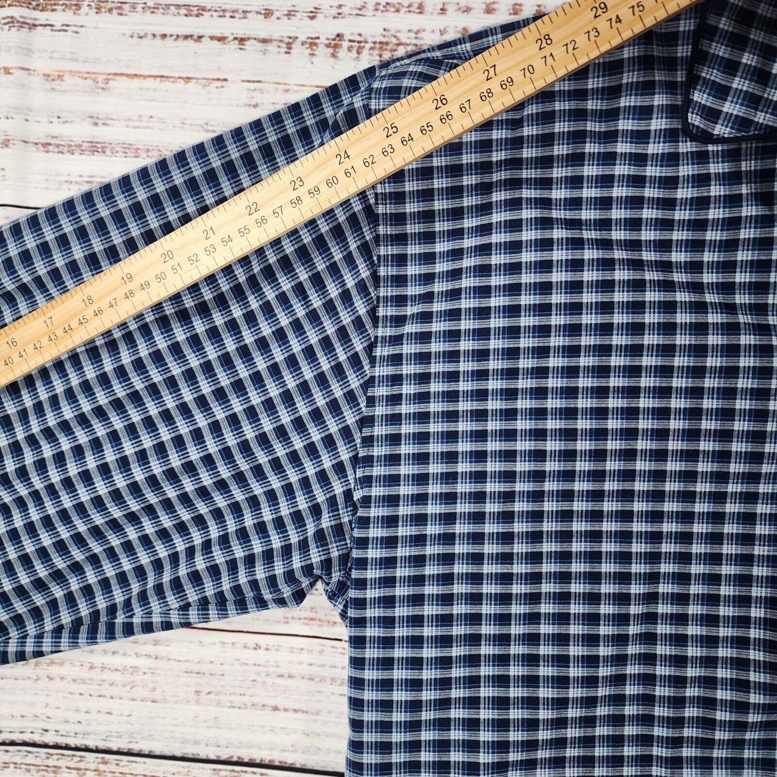 Polo Ralph Lauren Polo Ralph Lauren Cotton Sleep Shirt Pajama Top Plaid L Size US L / EU 52-54 / 3 - 8 Thumbnail