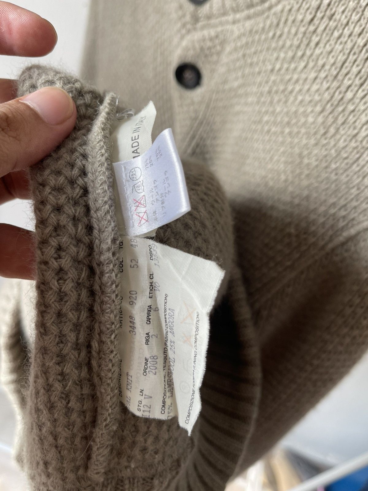Valstar 2008 Valstarino Lambwool and Angora Knit Jacket Size US M / EU 48-50 / 2 - 10 Thumbnail