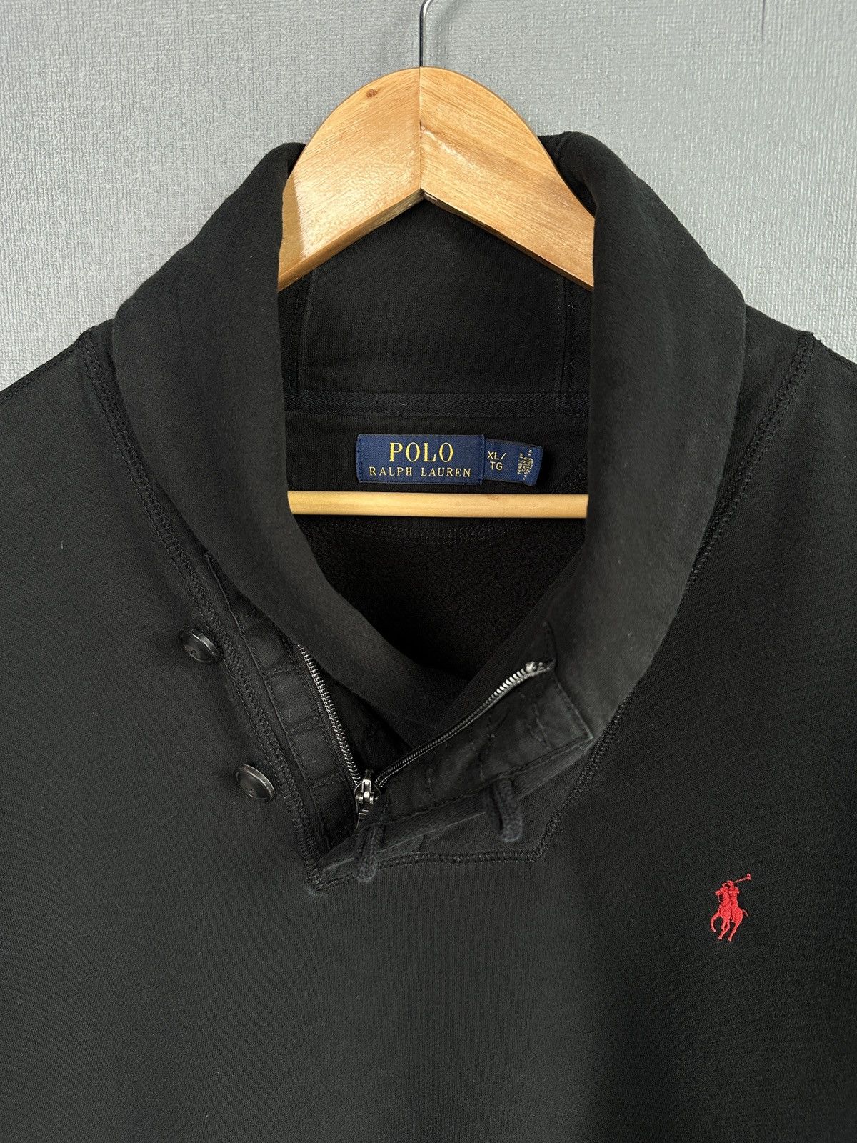 Polo Ralph Lauren POLO RALPH LAUREN Shawl Neck Black Sweater Men’s size XL Size US XL / EU 56 / 4 - 9 Thumbnail