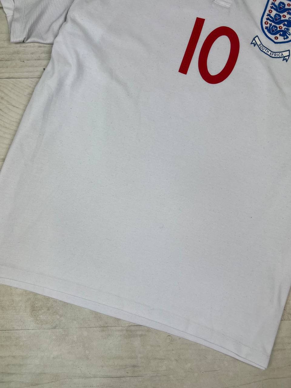 Umbro Vintage Umbro England 2009 2010 Rooney #10 Home Shirt Jersey Size US XL / EU 56 / 4 - 10 Thumbnail