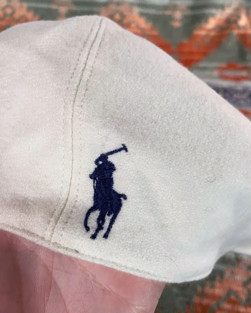 Polo Ralph Lauren Ralph Lauren Wool USA Kobe No. 10 Flat Cap Hat Peaked Cap Size ONE SIZE - 5 Thumbnail