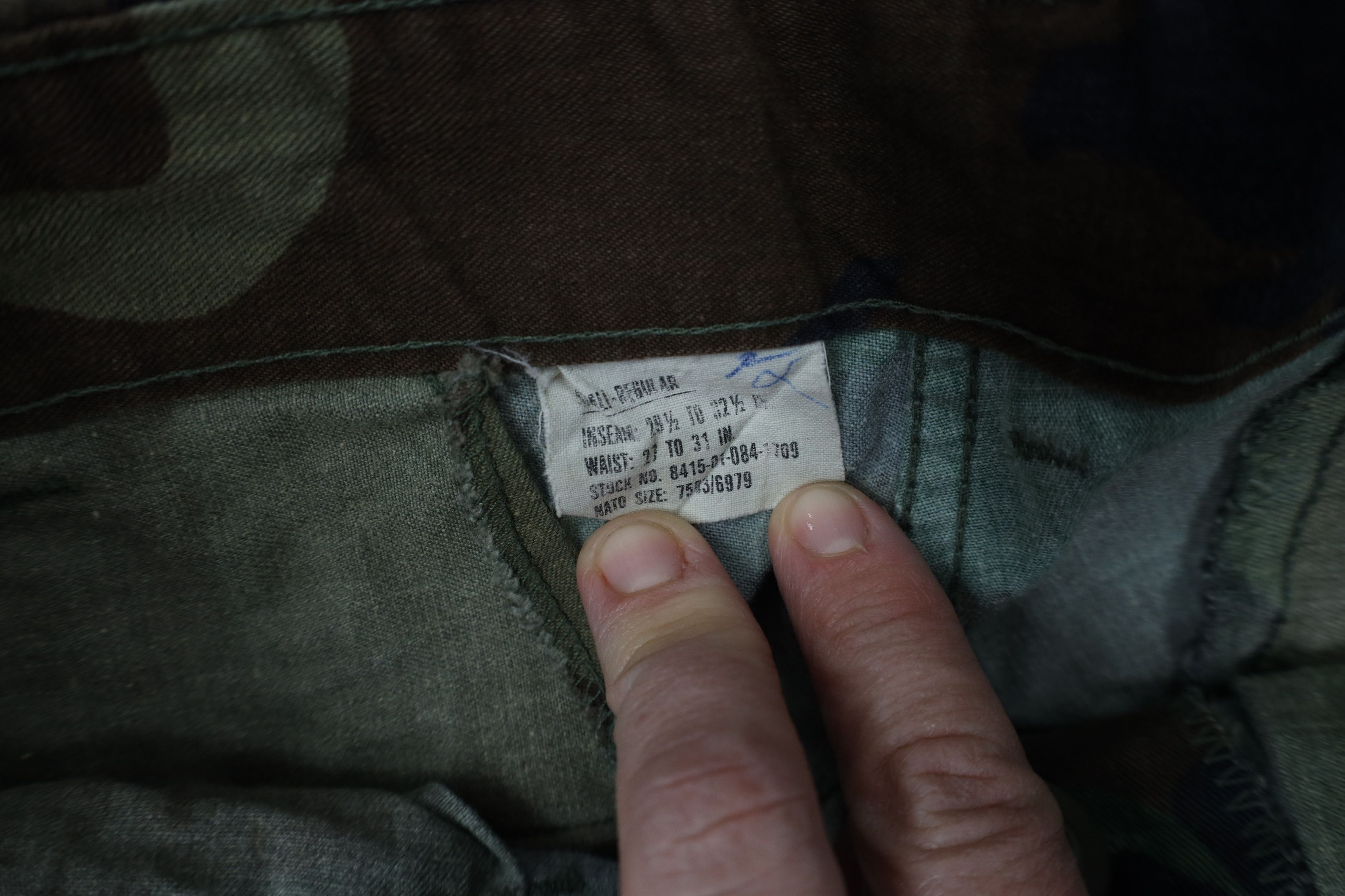 Vintage Vintage 80s USGI Camouflage Combat Cargo Pants Trousers USA Size US 32 / EU 48 - 8 Thumbnail