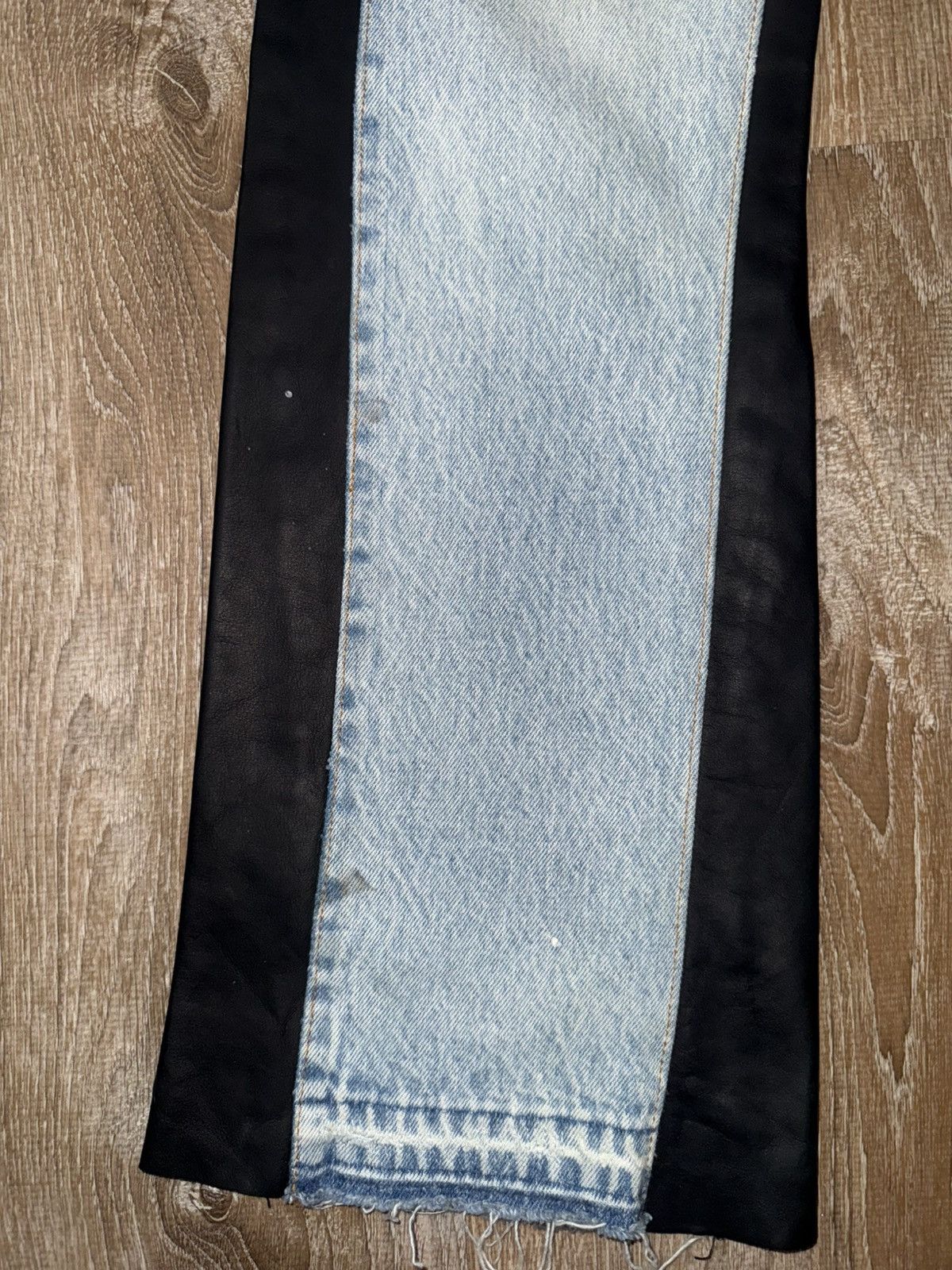 Gallery Dept. Gallery Dept. Rodeo Flare G Patch Leather Jeans Size US 31 - 11 Thumbnail