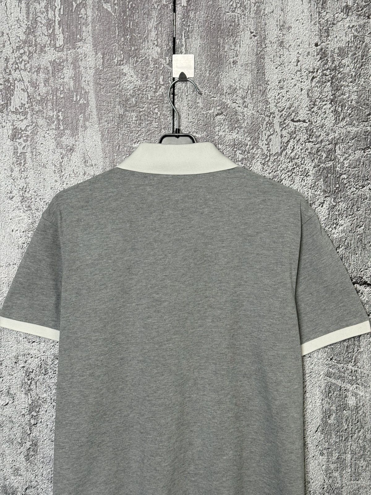 Moncler Moncler Maglia Polo Manica Corta Gray Short Sleeve Shirt Size US XL / EU 56 / 4 - 12 Thumbnail