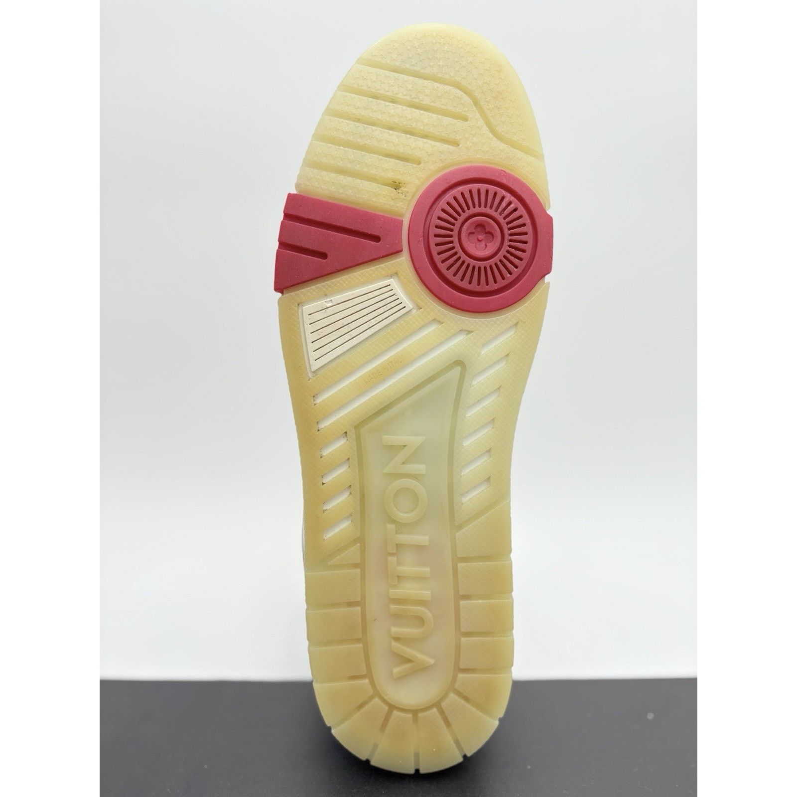 Louis Vuitton Louis Vuitton Mid Trainer ' White Red Blue ' | GOOD! Size US 11.5 / EU 44-45 - 7 Thumbnail