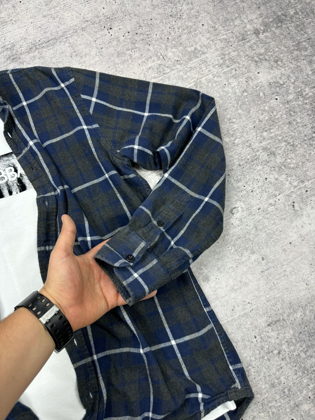 Designer × Vintage Vintage Y2K Plaid Flannel Checkered Shirt Travis Scott Style Size US S / EU 44-46 / 1 - 8 Thumbnail