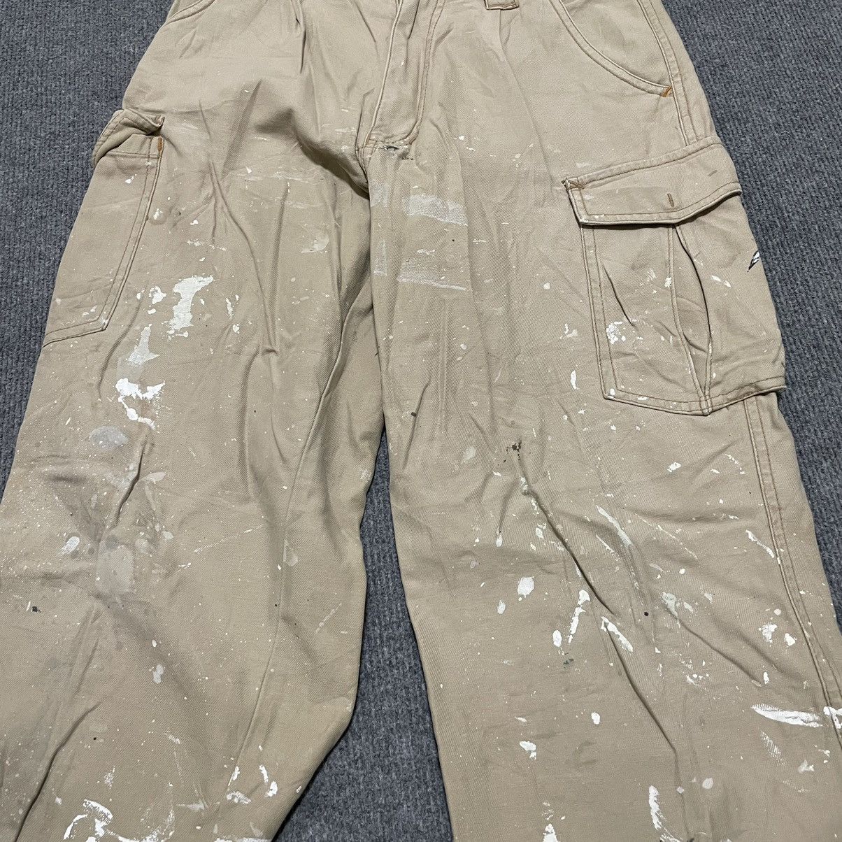 Vintage Vintage Cargo Six Pockets Splattered Paint Pant Size US 27 - 3 Thumbnail