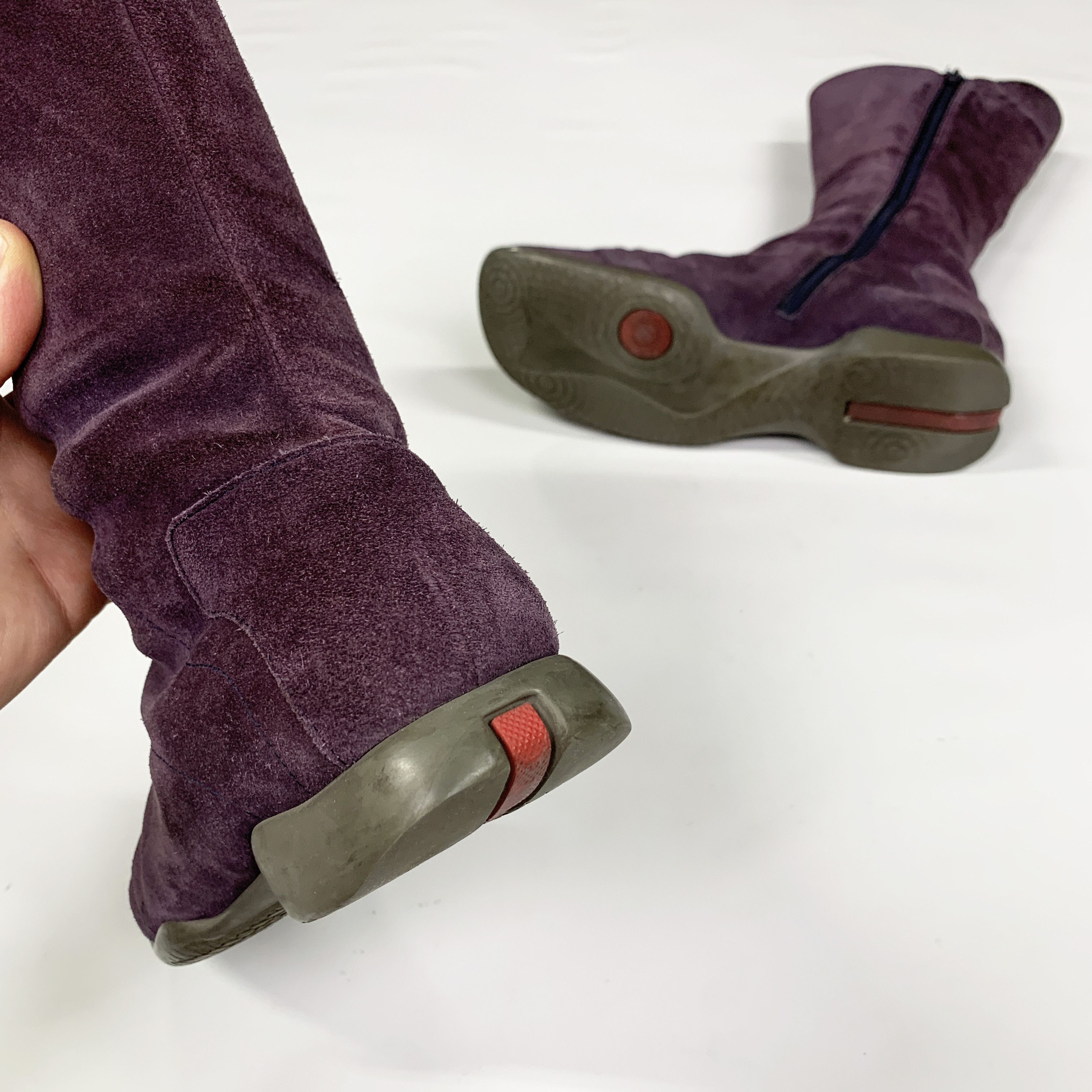 Prada 00s Moto Boots Size US 7 / IT 37 - 9 Thumbnail