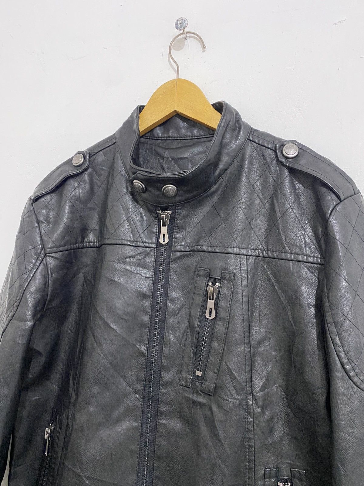 Ekam SchadrrowKnhor Leather Biker Jacket Lgb Size US L / EU 52-54 / 3 - 3 Thumbnail