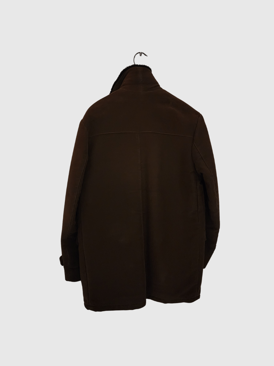 Vintage 50s-60s Victoria Leather Jacket Co. Seville Suede Warm Coat Size US M / EU 48-50 / 2 - 12 Thumbnail
