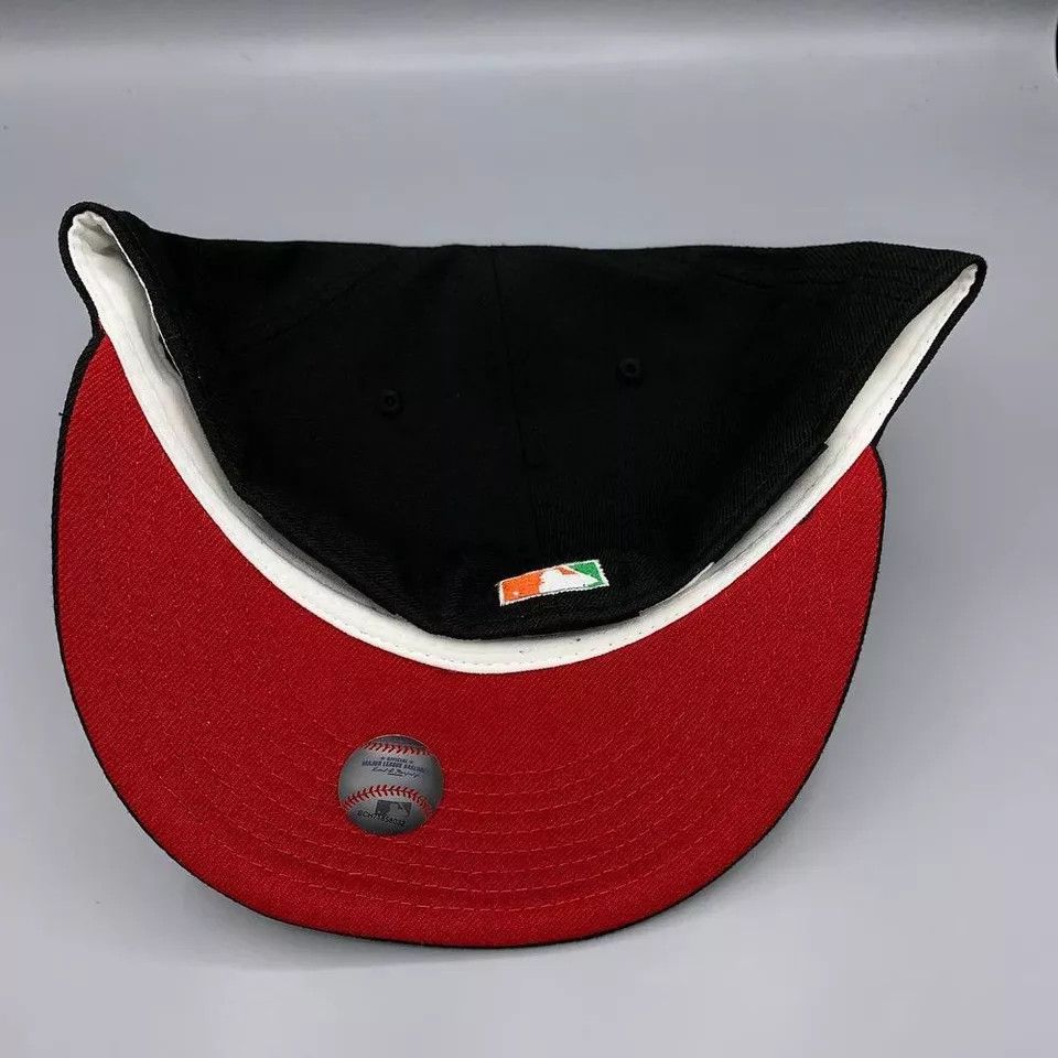 New Era Baltimore Orioles Hat Men 7 5/8 59Fifty New Era MLB Fitted Size ONE SIZE - 7 Thumbnail