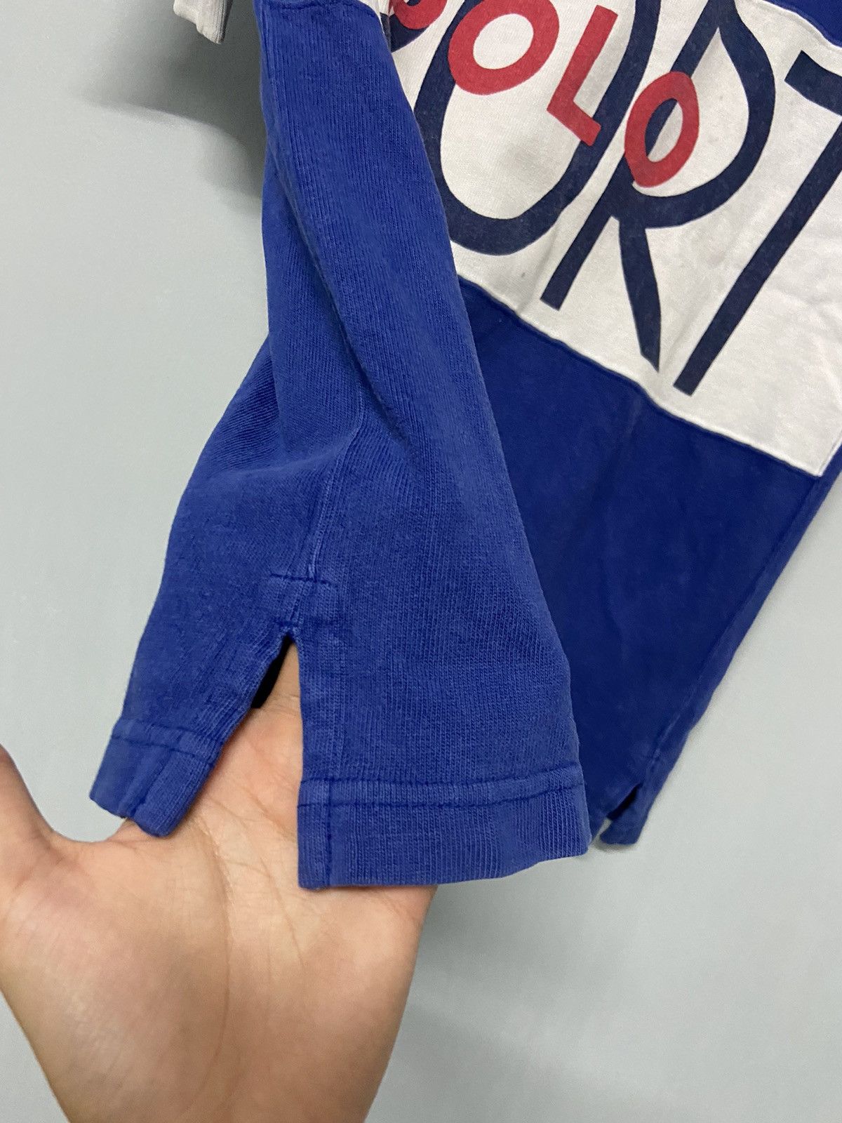 Polo Ralph Lauren × Ralph Lauren Sport × Vintage Vintage 90s Polo Ralph Lauren Sport RL OG Logo Big Print Size US M / EU 48-50 / 2 - 9 Thumbnail