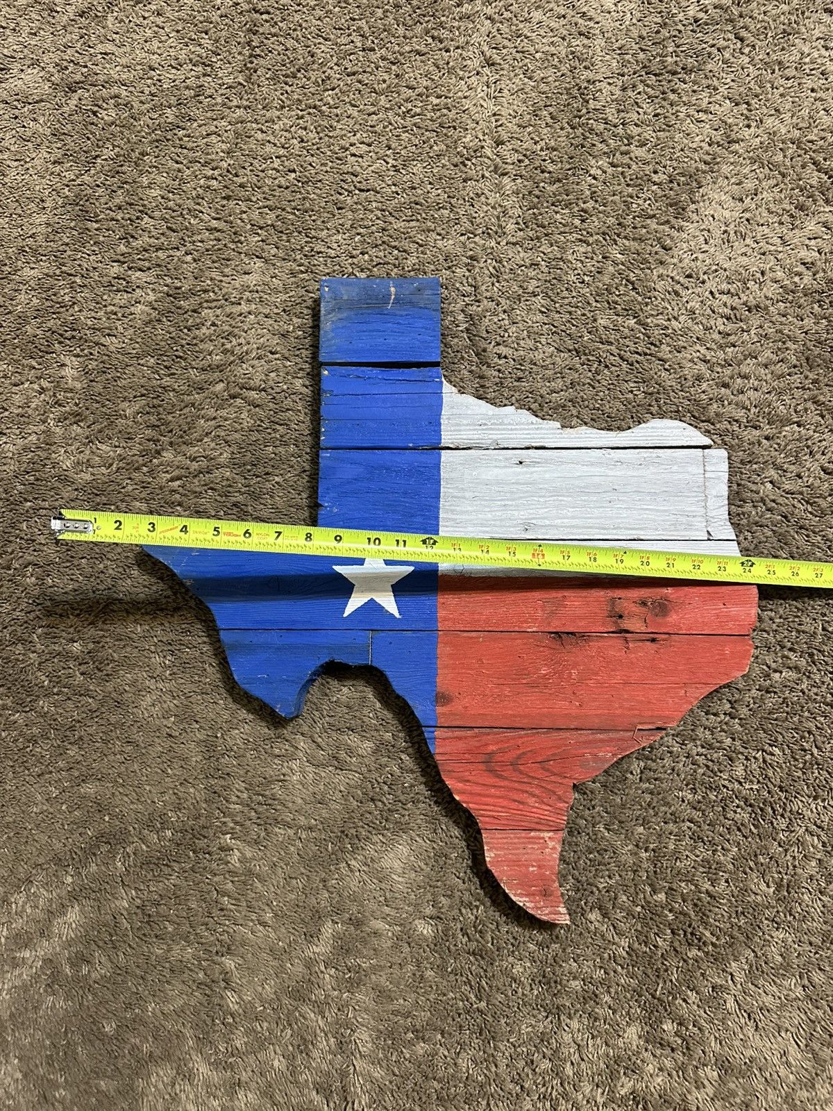NFL × Vintage Vintage USA Texas Long Star state wooden flag 90s Size US L / EU 52-54 / 3 - 3 Thumbnail