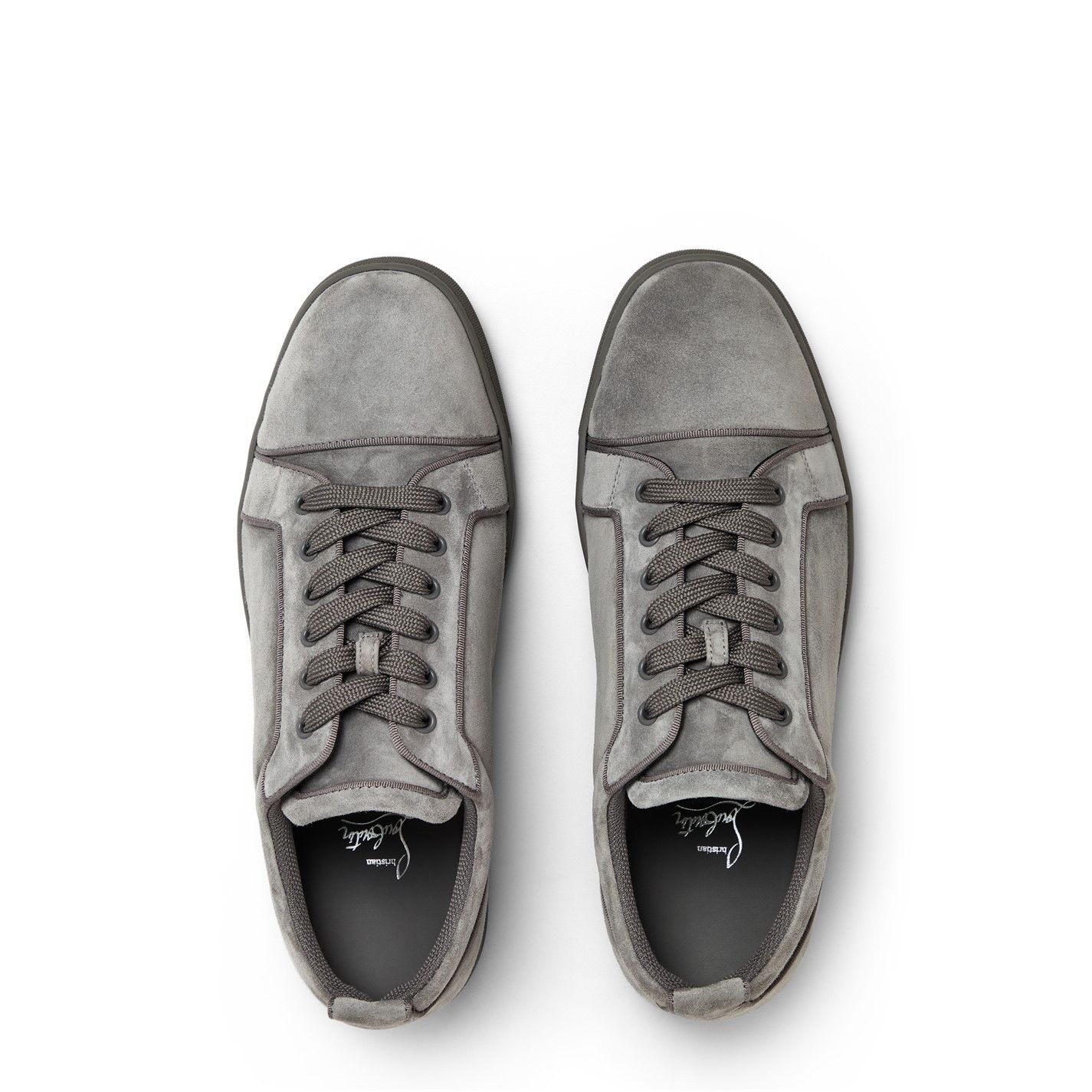 Christian Louboutin Men'S Louis Orlato Leather Trainers Size US 10 / EU 43 - 6 Thumbnail