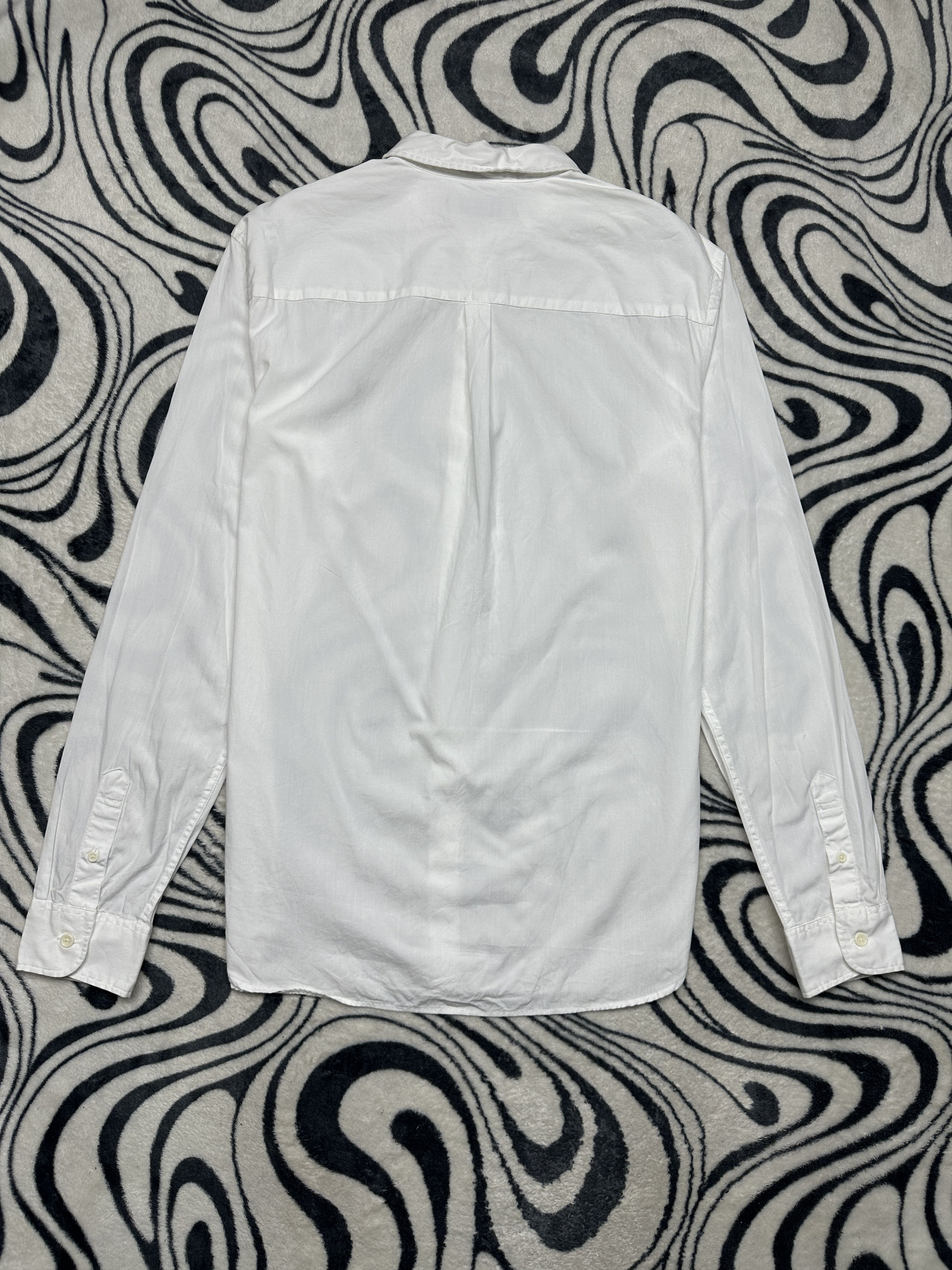 Allsaints Allsaints Mens Riviera Long Sleeve White Shirt Size US S / EU 44-46 / 1 - 6 Thumbnail
