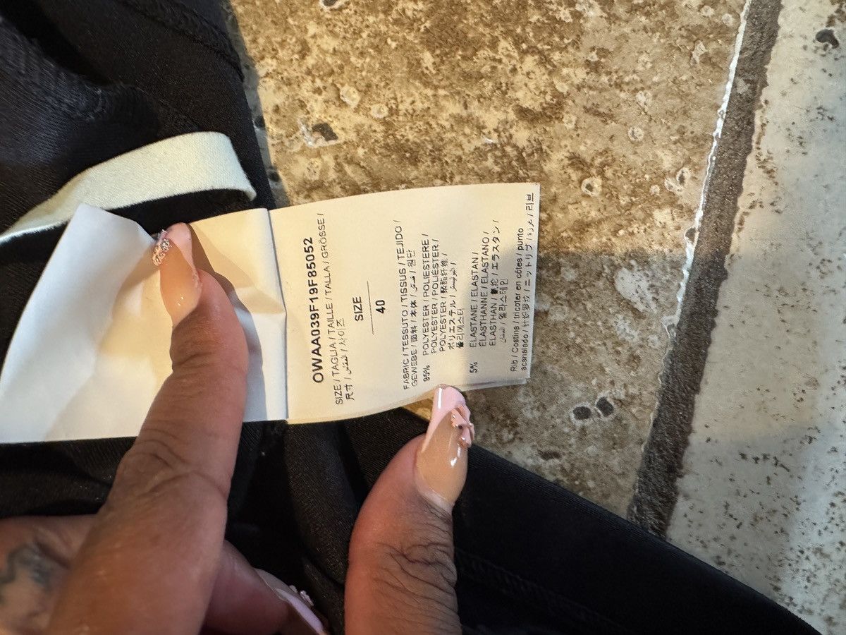 Off-White Off-White Tiny Black Tee Size S / US 4 / IT 40 - 4 Thumbnail