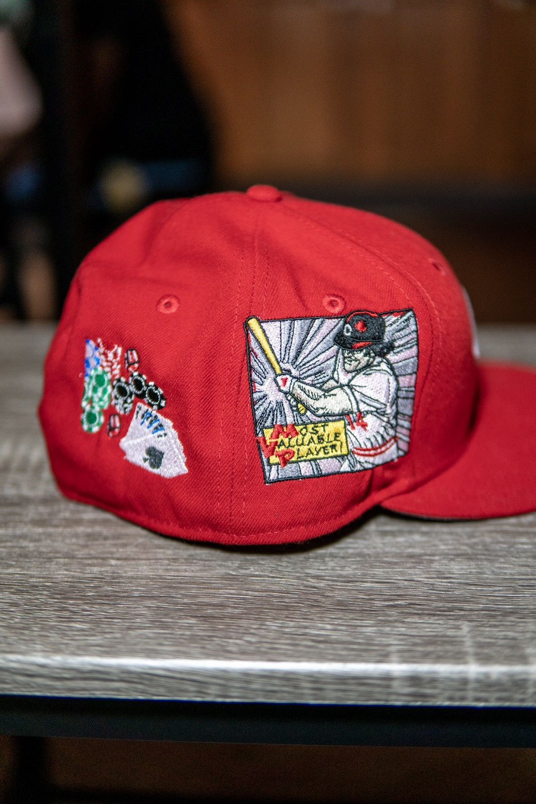 Designer Cincinnati Reds cap Size 34 - 2 Thumbnail