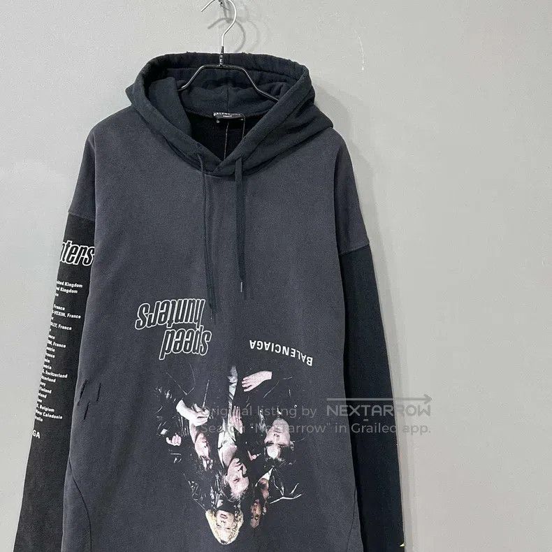 Balenciaga Balenciaga Inverted Portrait Lightning Hoodie Size US M / EU 48-50 / 2 - 2 Thumbnail