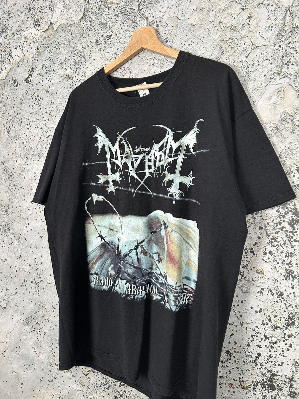 Band Tees Vintage Mayhem 2000 Tour Tee Rock Band Black Metal Rare Size US XL / EU 56 / 4 - 2 Thumbnail