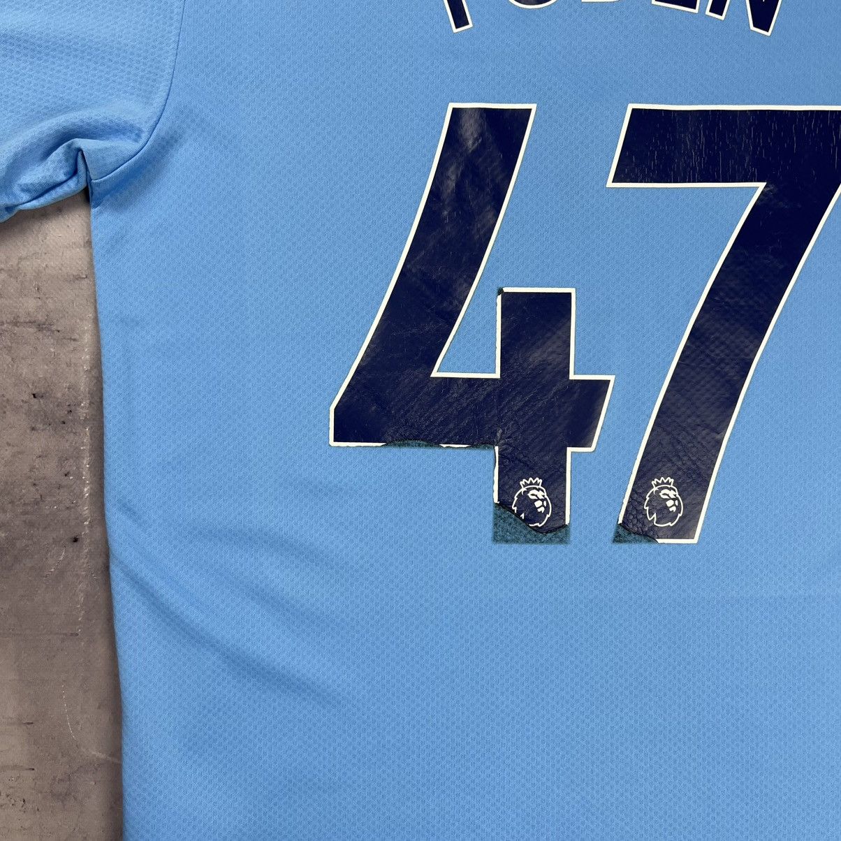 Puma Rare! Foden 47 Puma Manchester City Soccer Jersey Shirt 00s Size US M / EU 48-50 / 2 - 18 Thumbnail