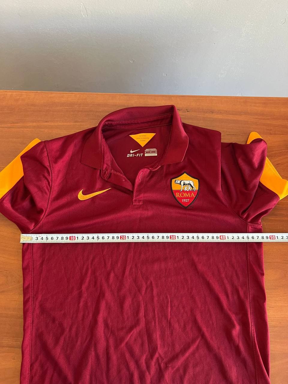Nike 2014/15 AS ROMA HOME SOCCER JERSEY FOOTBALL SHIRT NIKE RARE Size US S / EU 44-46 / 1 - 18 Thumbnail