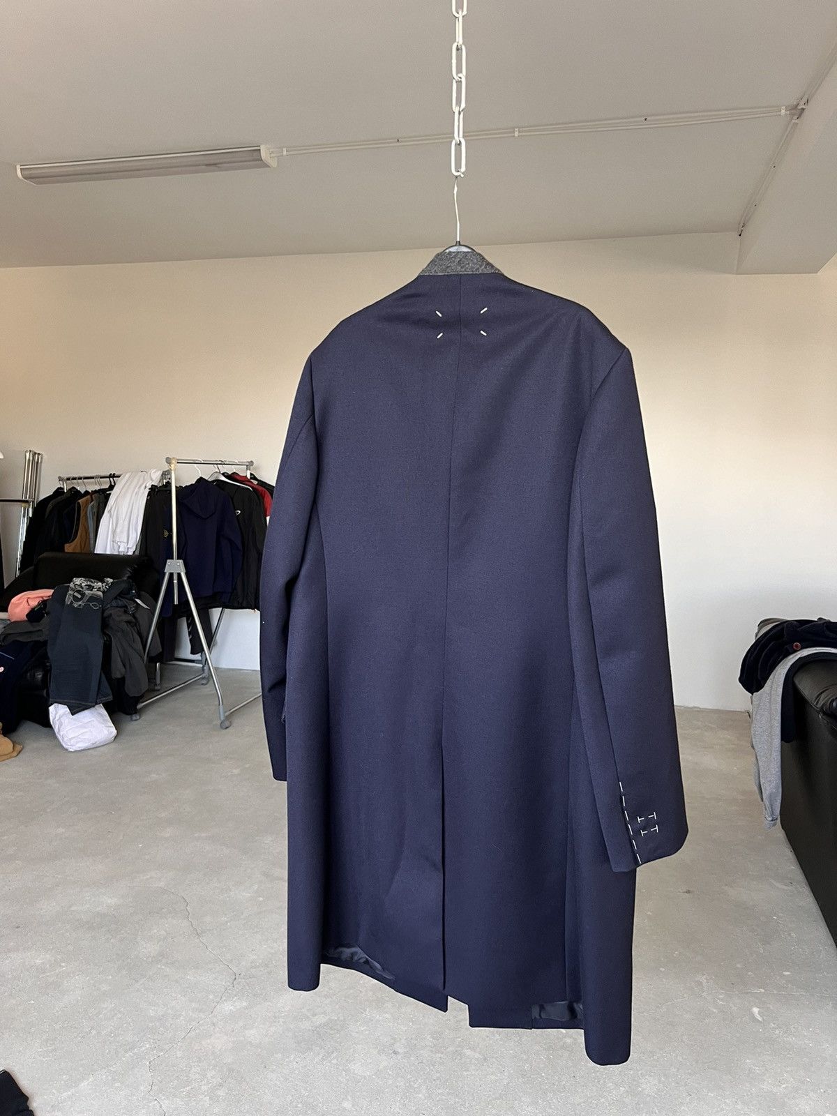 Maison Margiela NWT Maison Margiela Collarless Wool Cavalry Coat Size US L / EU 52-54 / 3 - 9 Thumbnail