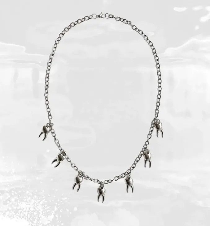 Jewelry Goth Fairy Tooth Necklace Size ONE SIZE - 2 Thumbnail