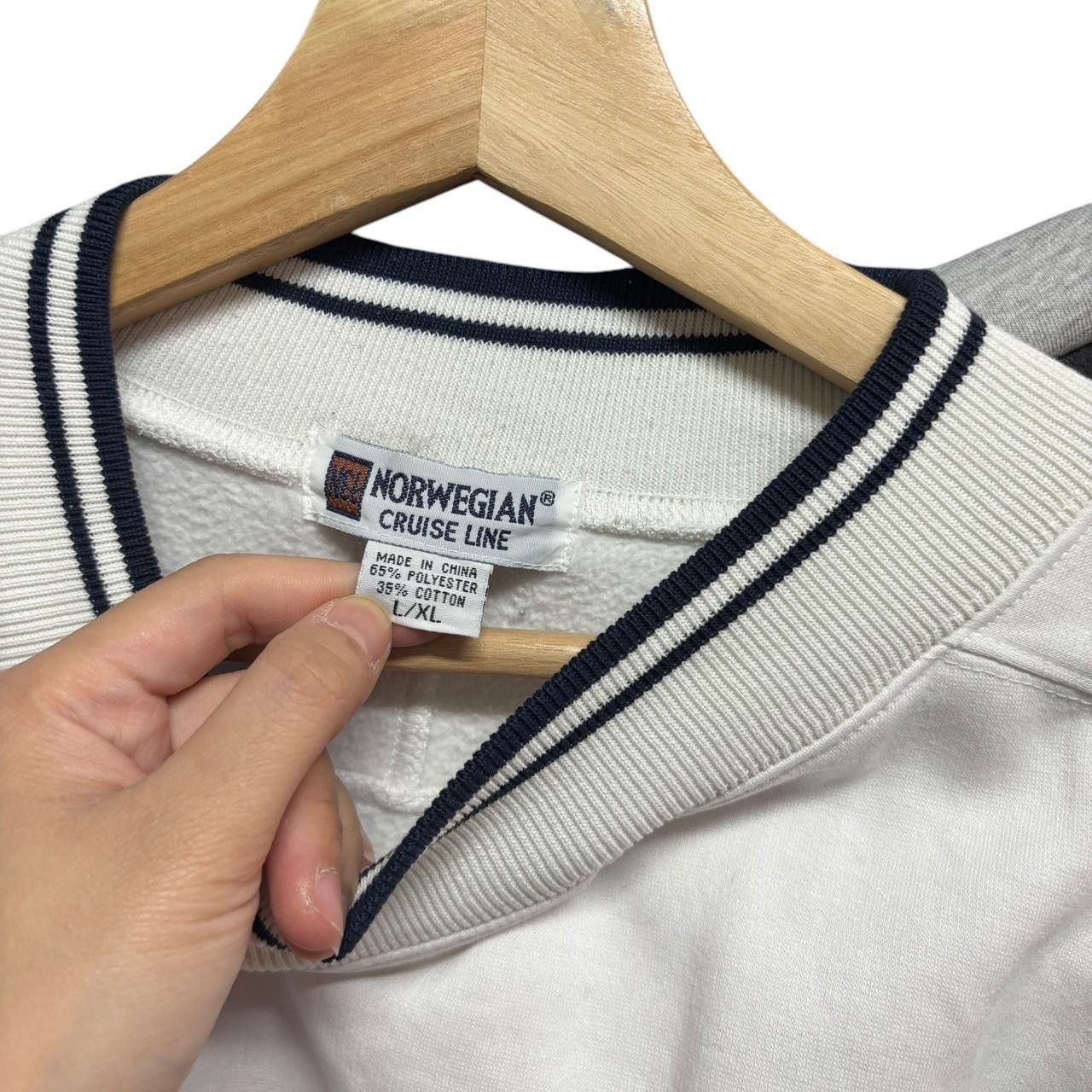 Vintage Vintage Norwegian cruise sweater size: XL Size US XL / EU 56 / 4 - 3 Thumbnail