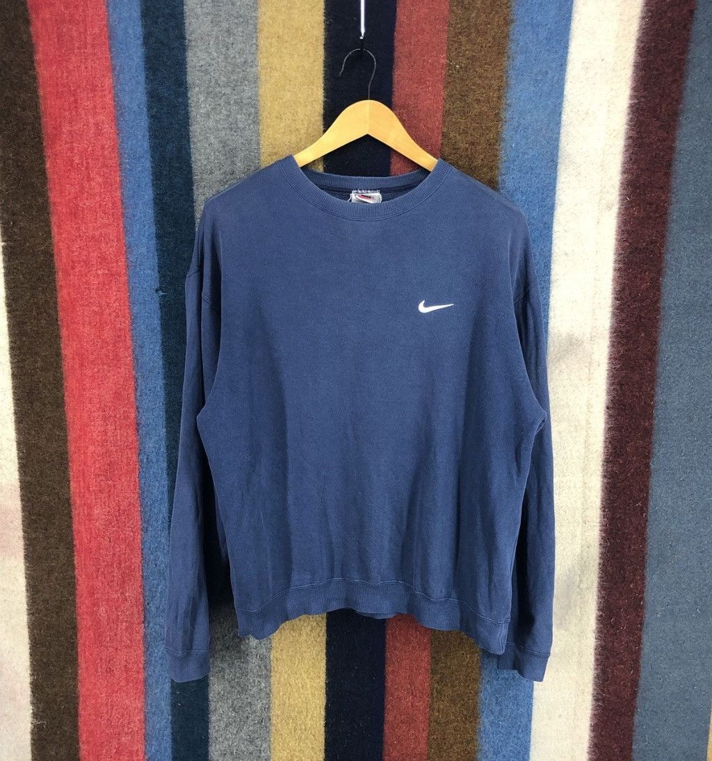 Nike 90s Vintage NIKE SILVER TAG Crew Neck Sweatshirt #0330/M Size US L / EU 52-54 / 3 - 1 Thumbnail