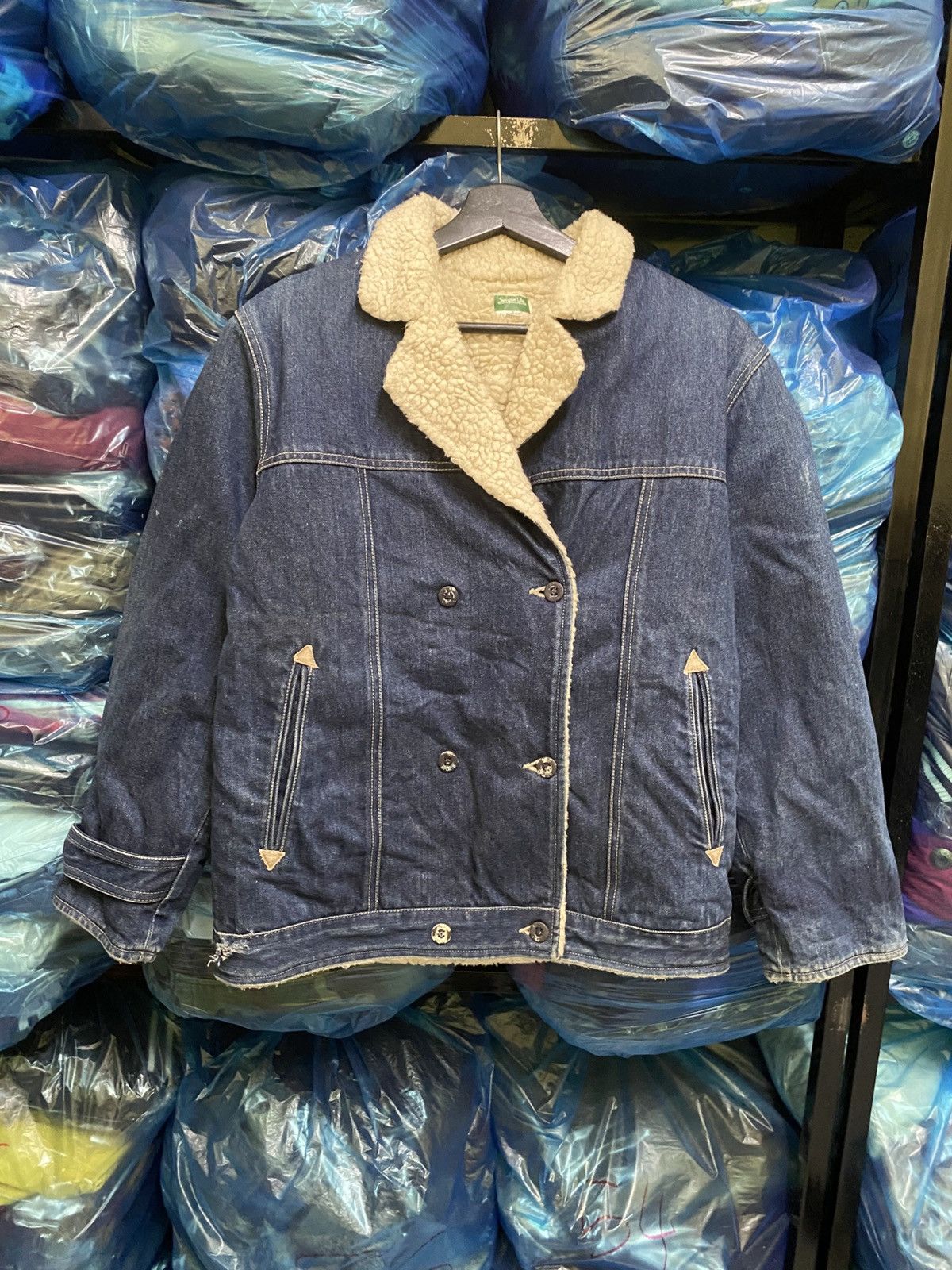 Japanese Brand Vintage Simple Life by Renown Sherpa-Lined Denim Jacket Size US S / EU 44-46 / 1 - 3 Thumbnail